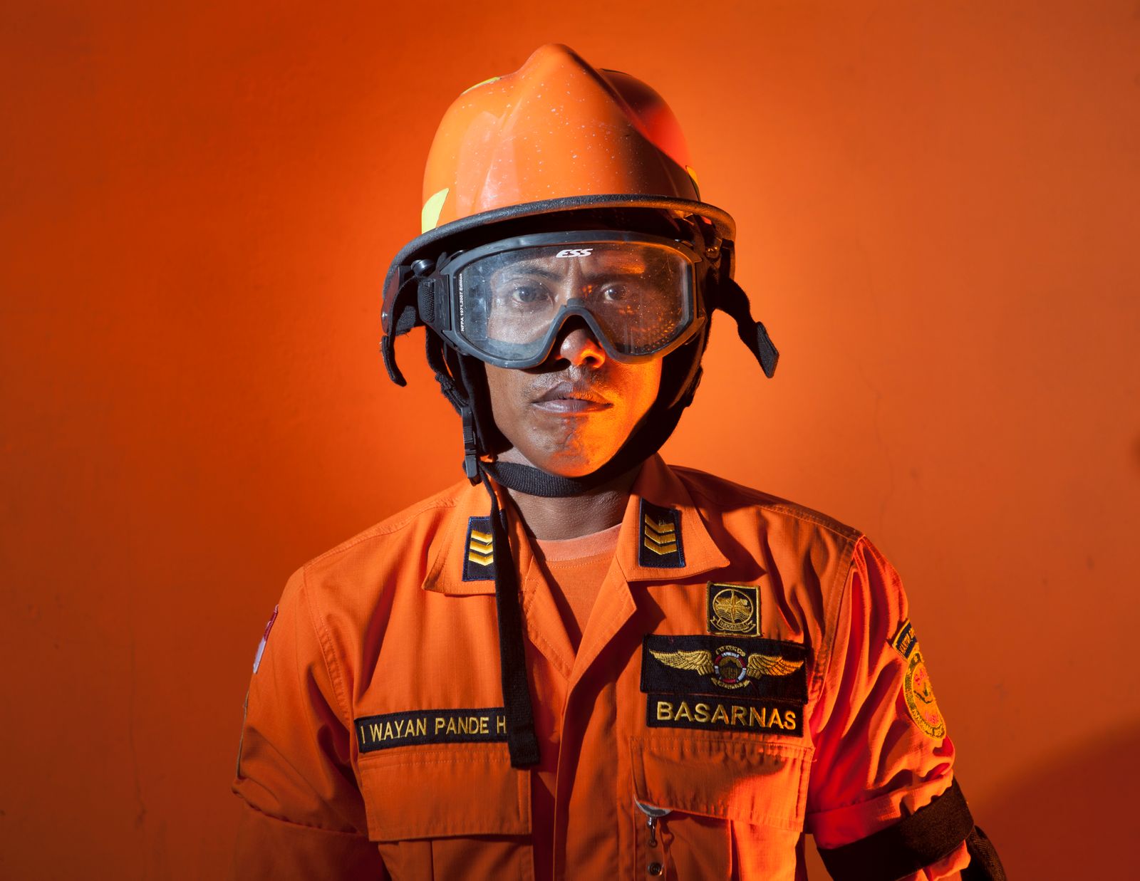 © Hahn Hartung - A crewman of search and rescue in Bali.