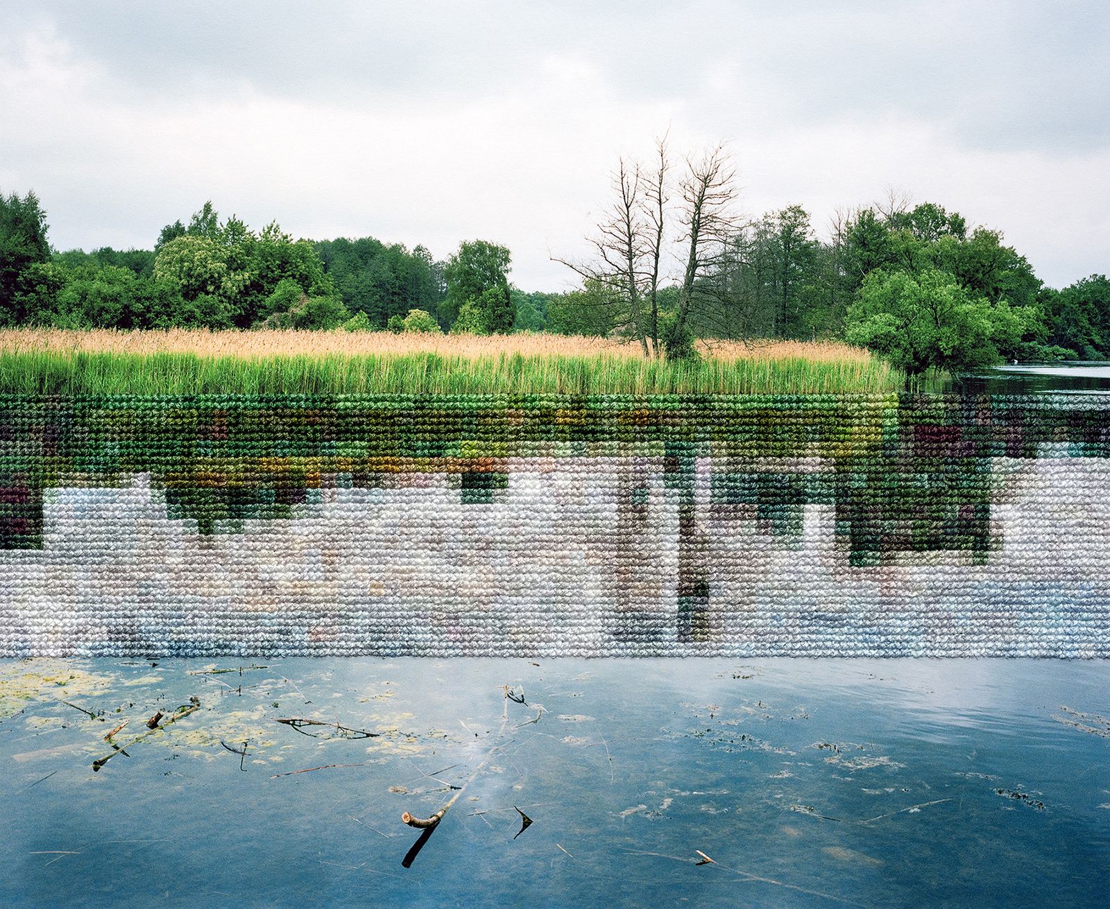 © Diane Meyer - Tegeler Fleiss, Hand Sewn Archival Ink Jet Print, 2019