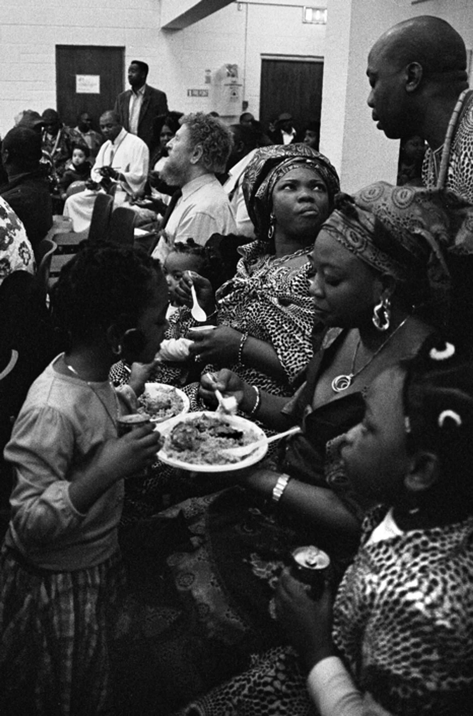 © Stephen Boyle - A Bini Nigerian family and relatives at annual celebrations in Tallaght, January, 2010.