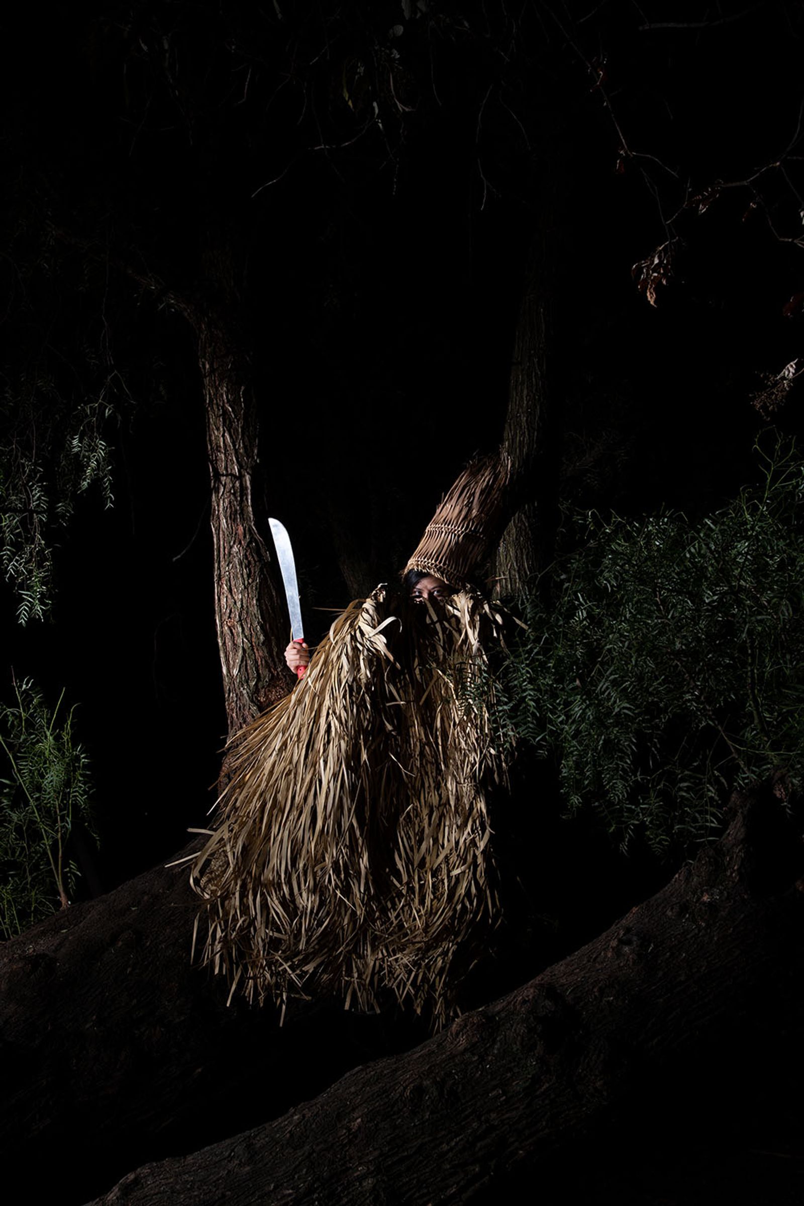 © Eleana Konstantellos André - The Hunter - A woman awaits patiently the monster.