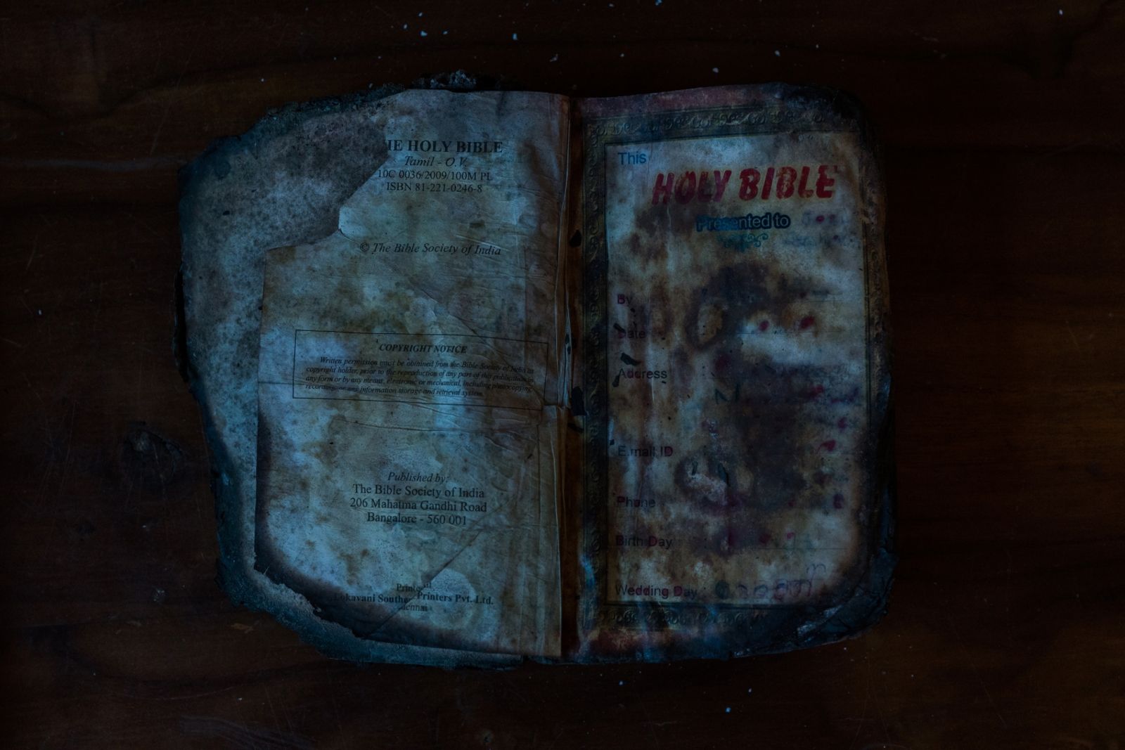 © Kai Yokoyama - Unknown : They still don't know who owned this Bible.