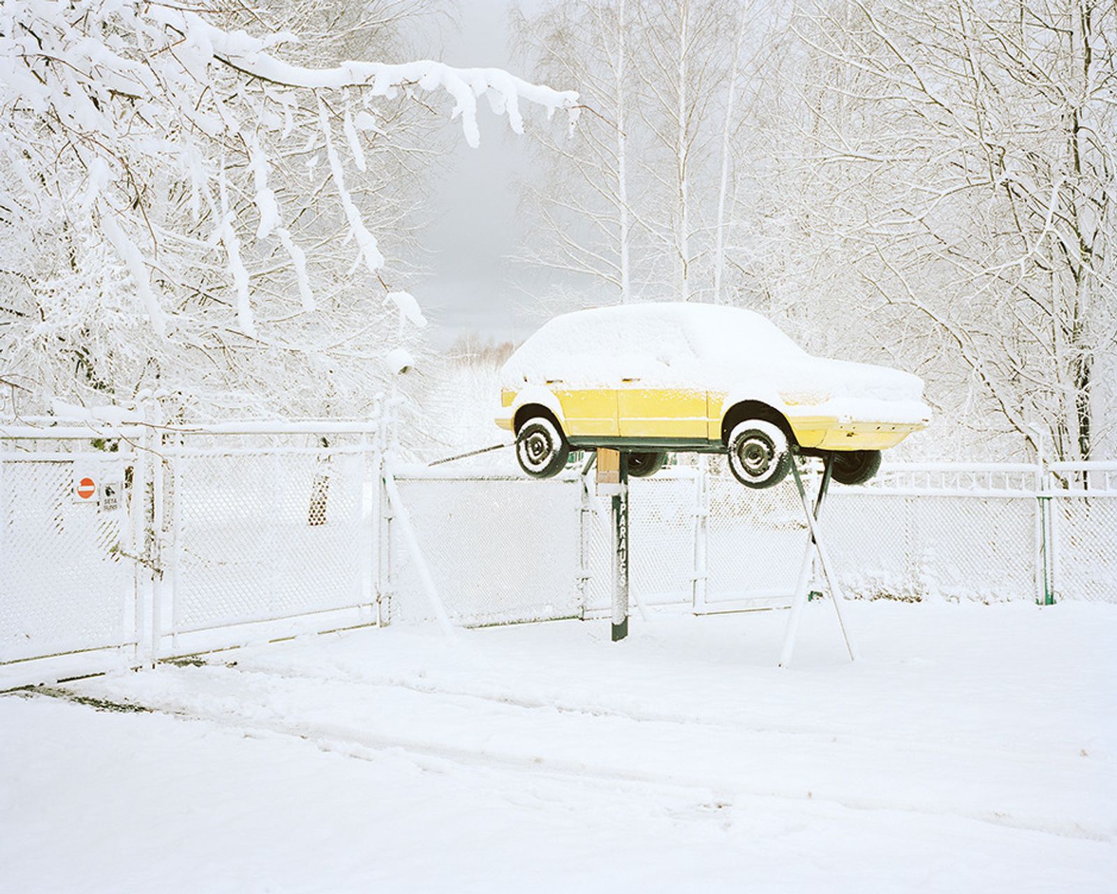 © Andrejs Strokins - Car repair advertisement in Volēri, 2013