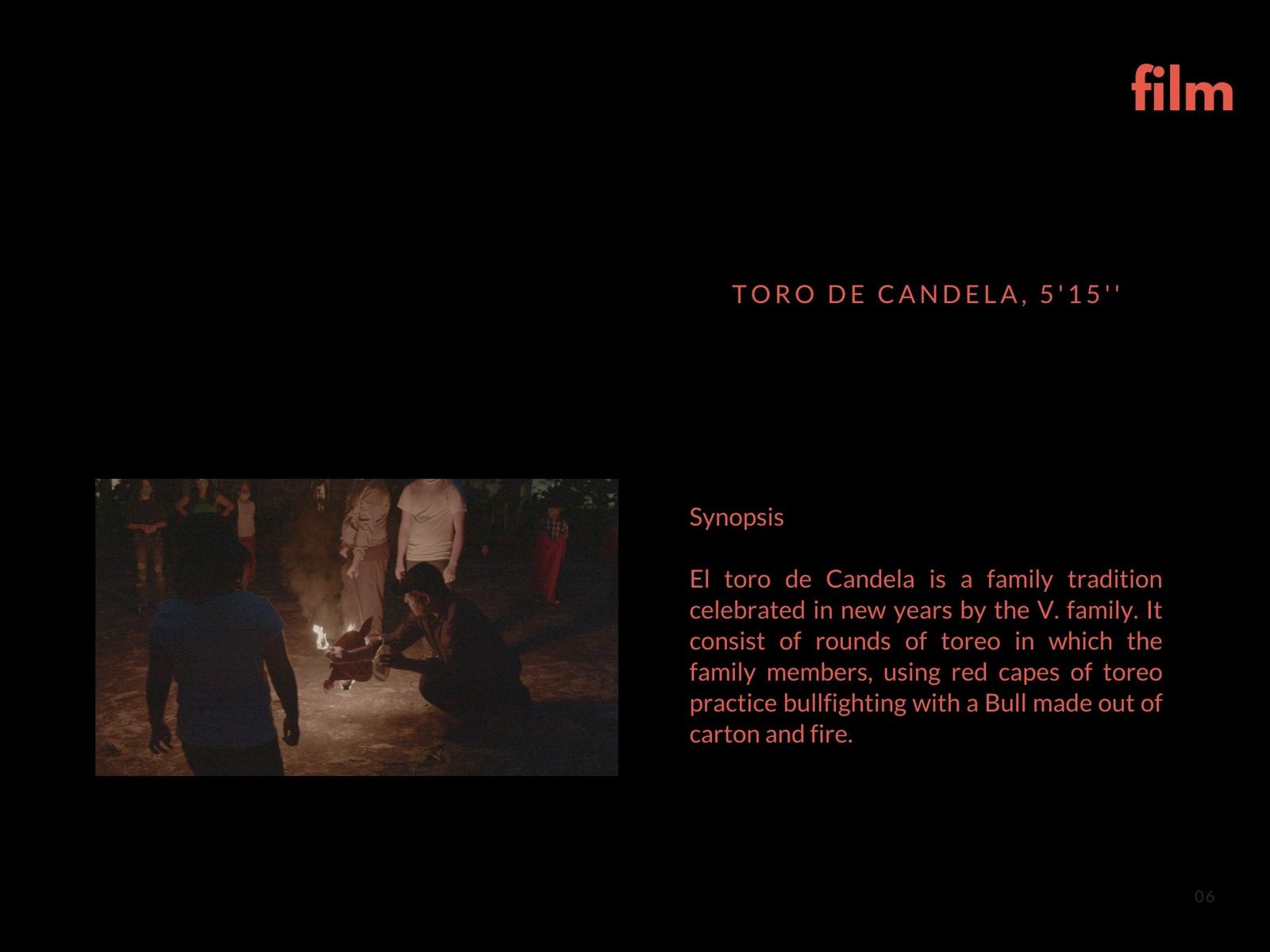 © Margarita V Beltran - Toro de candela is a family game of the V Family. to watch the video https://www.margaritavaldivieso.net/toro-de-candela