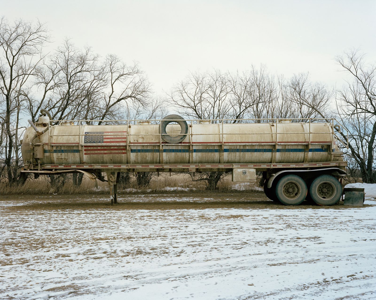 © Sarah Christianson - Oil tanker north of Williston, February 2016.