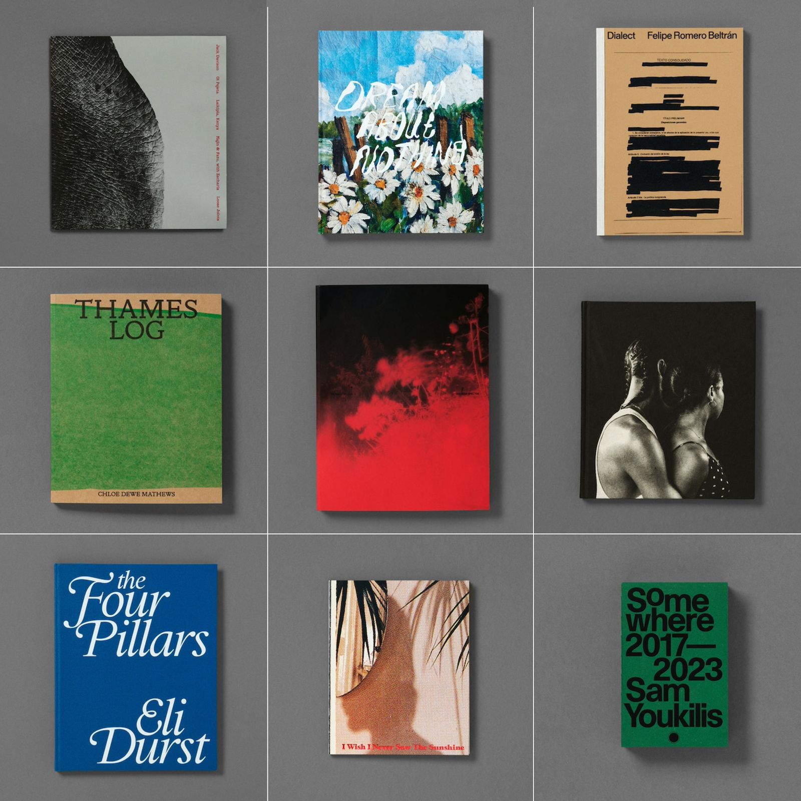 A selection of photobooks published by Loose Joints
