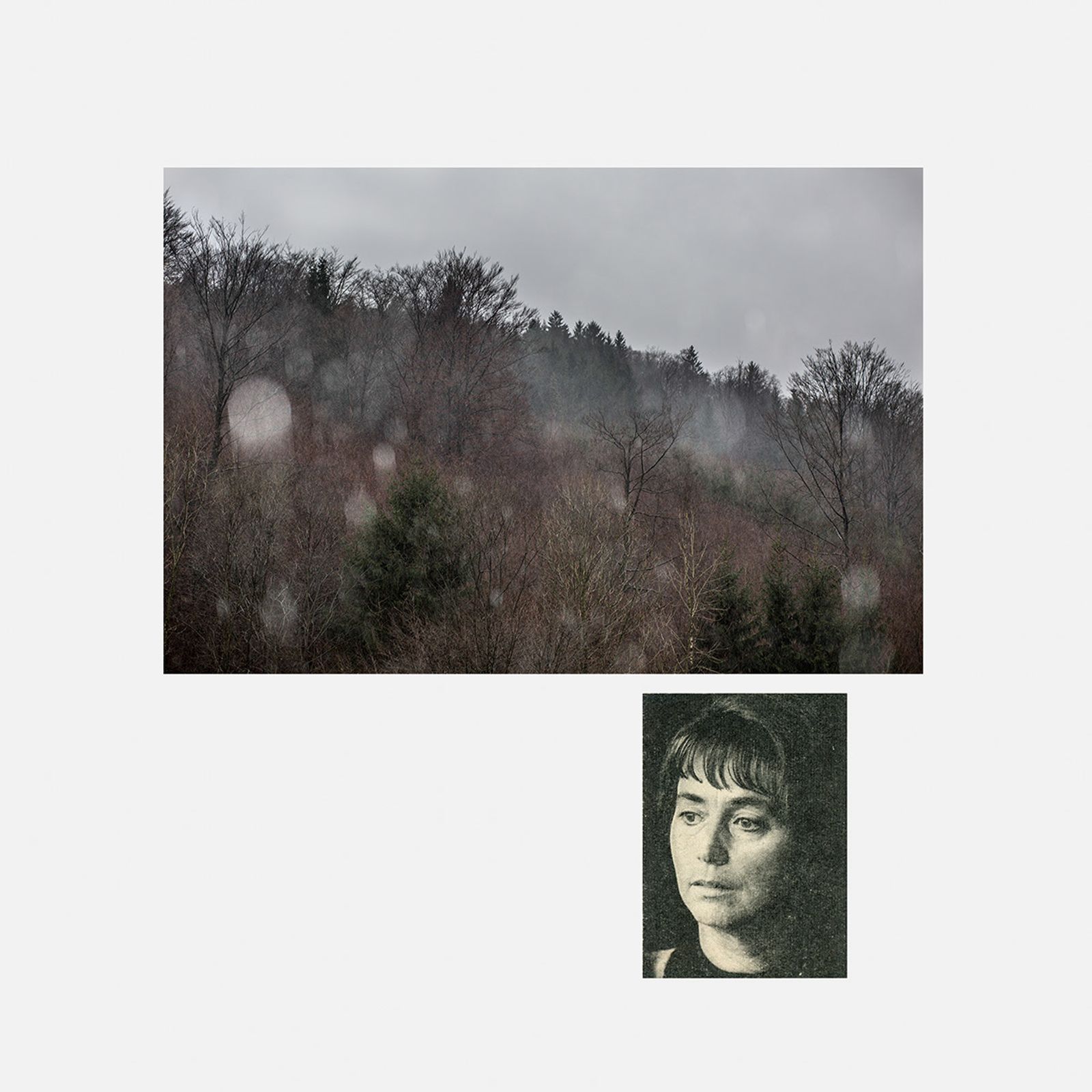 © Sarah Pabst - The view from my childhood window and a portrait of my grandmother in the 1950s, after the war.
