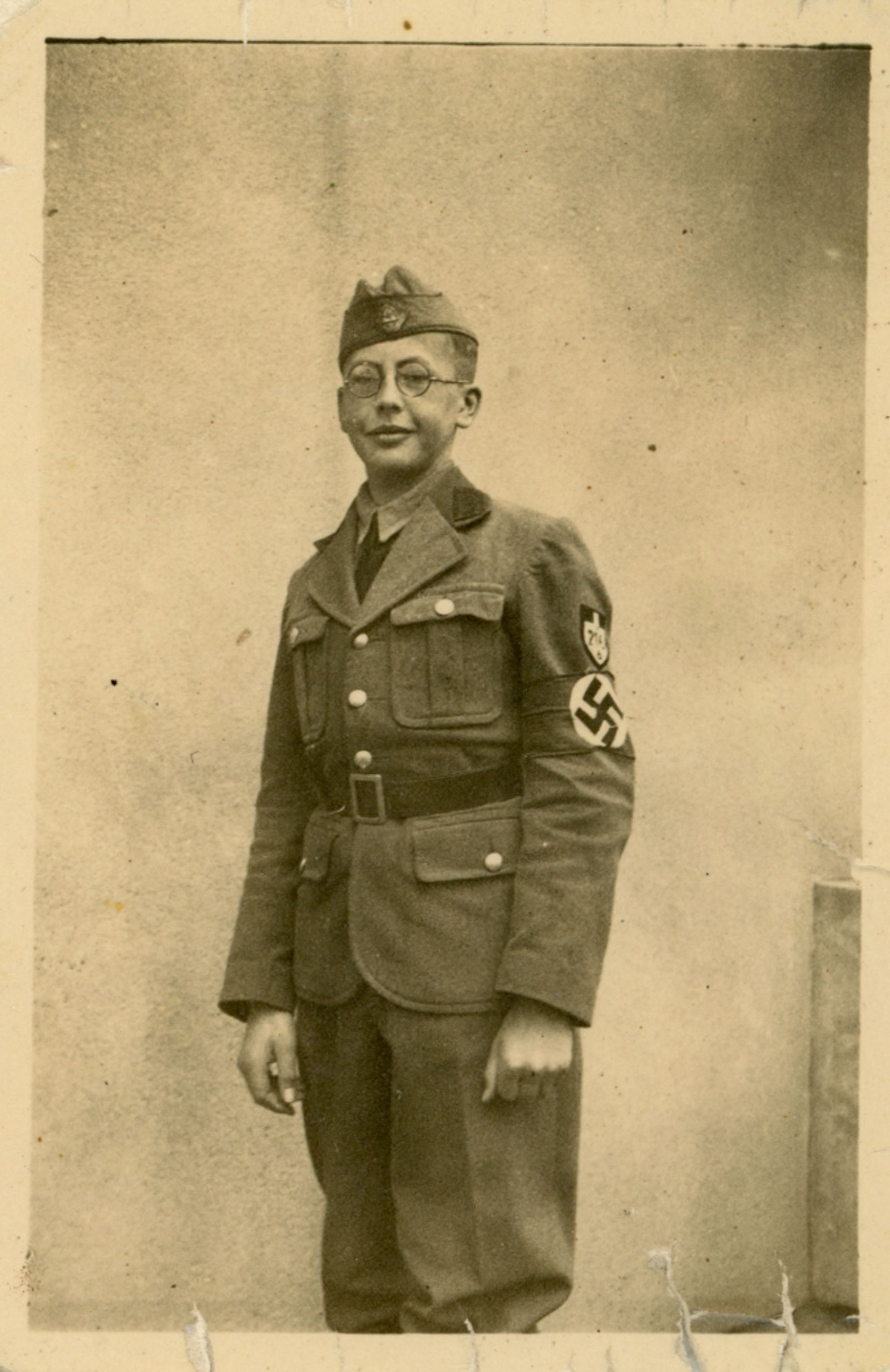 © Sarah Pabst - Portrait of my grandfather, 1937, 19 years old, still not knowing what was going to happen.