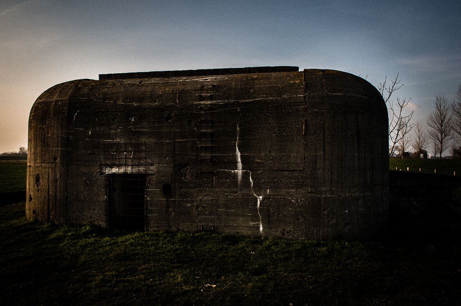 © Sarah Pabst - A bunker, left over of German occupation in Zeeland, Netherlands. They stand like silent testimonies in the landscape.