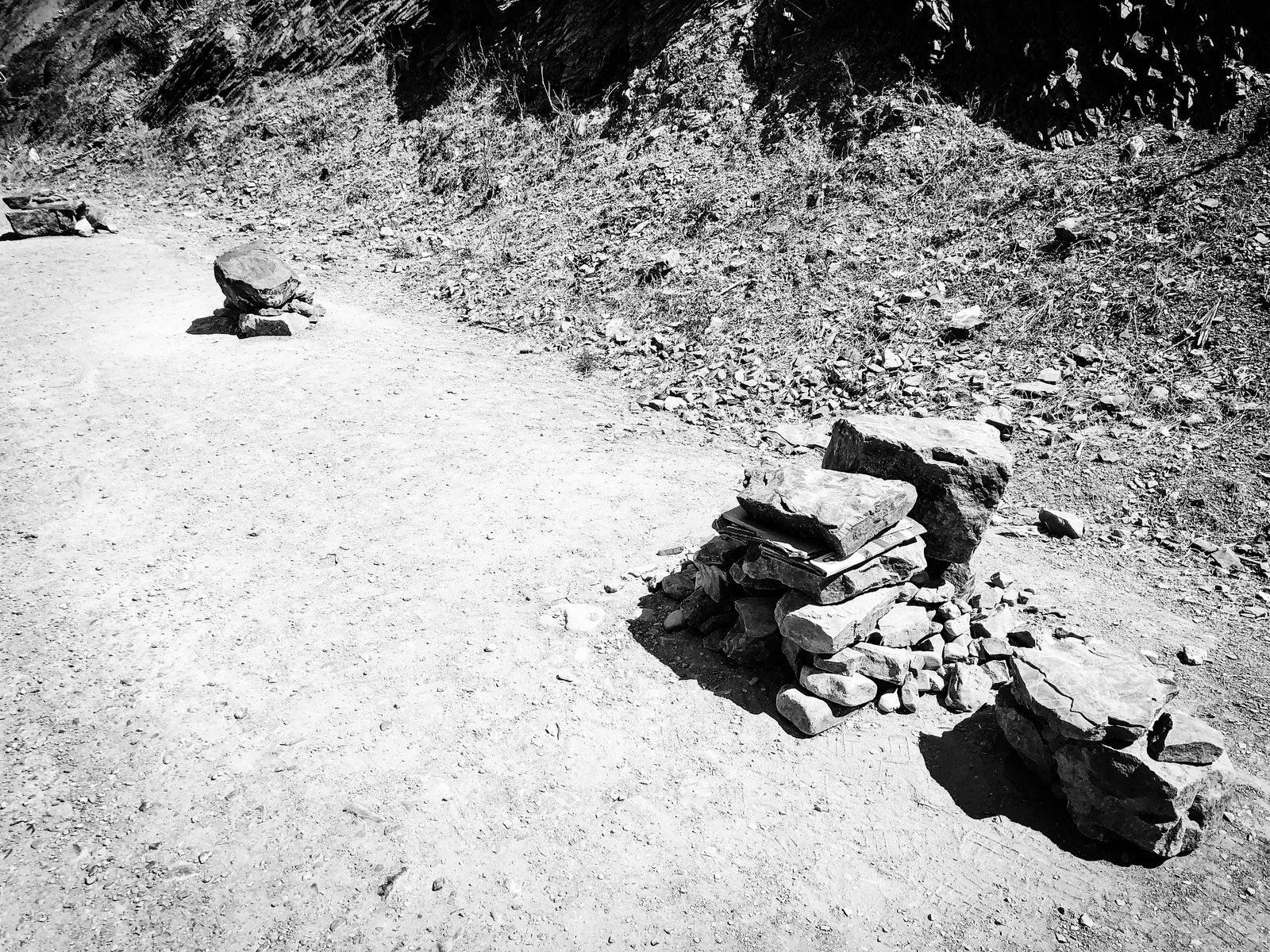 © Fethi Sahraoui - Rocks used as archaic chairs by the blind people of the village, Kahwet El Rih, Algeria, 2020