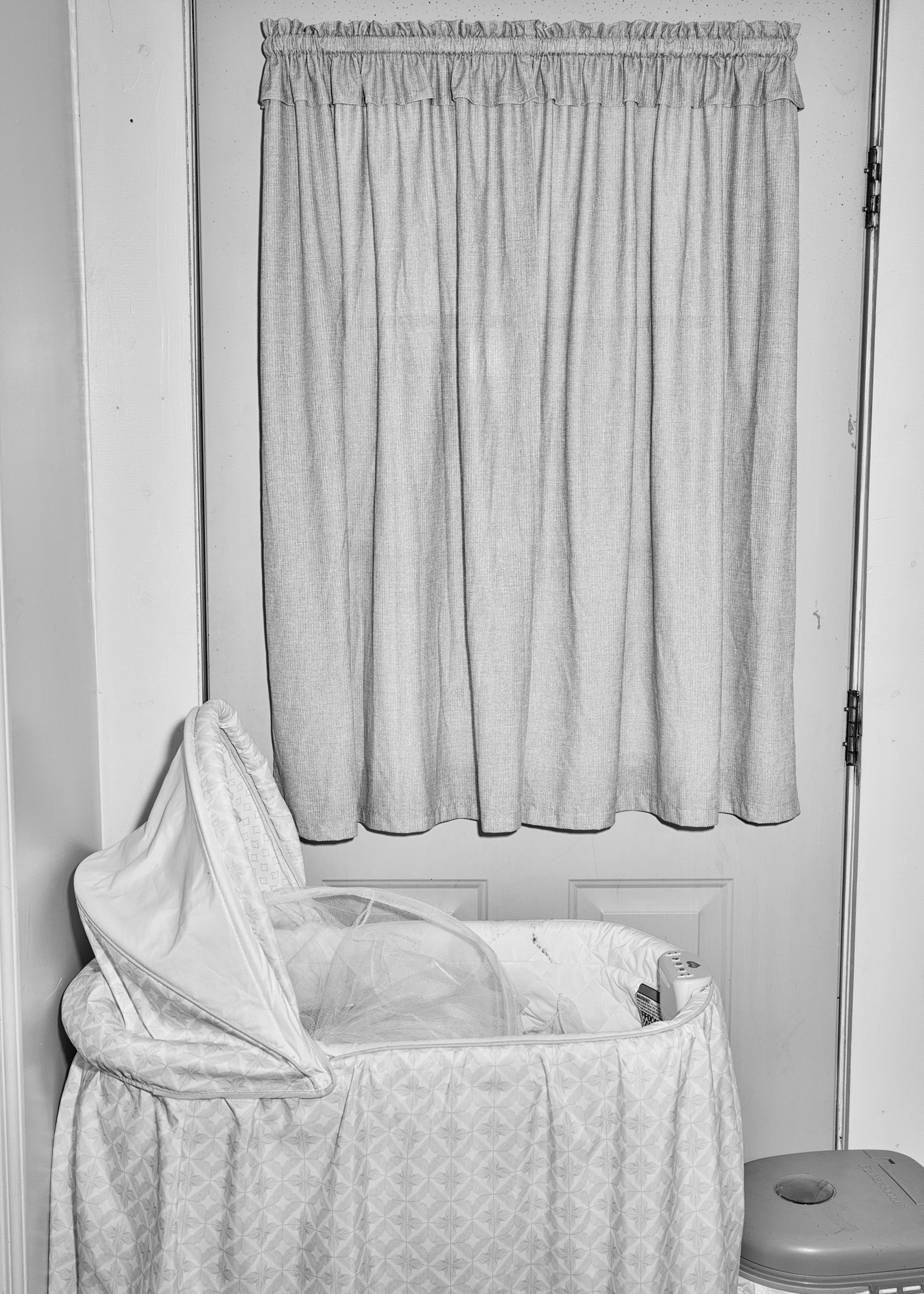 © Maggie Shannon - The cradle and other baby items were set up at Barbie’s home in Fremont, Michigan for the arrival of her new baby.