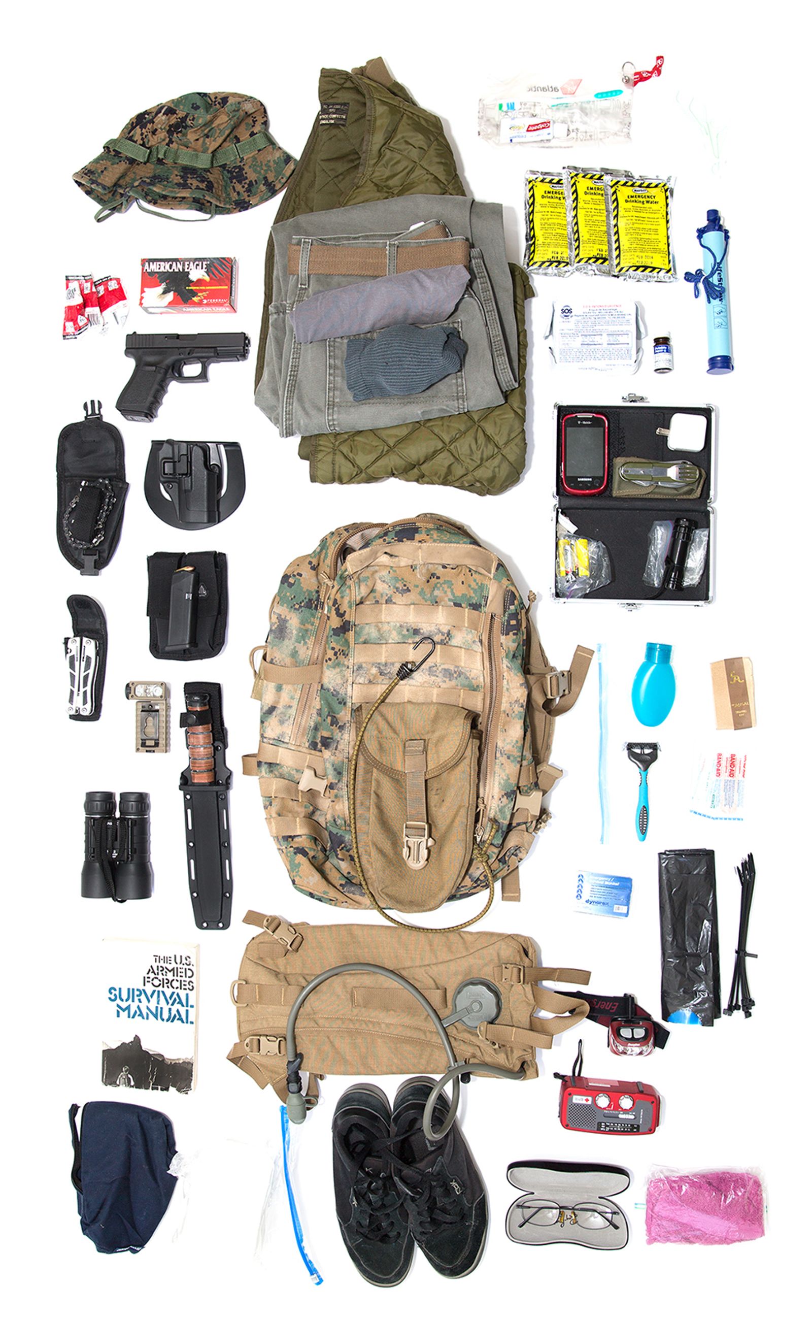 © Allison Stewart - Image from the Bug Out Bag: The Commodification of American Fear photography project