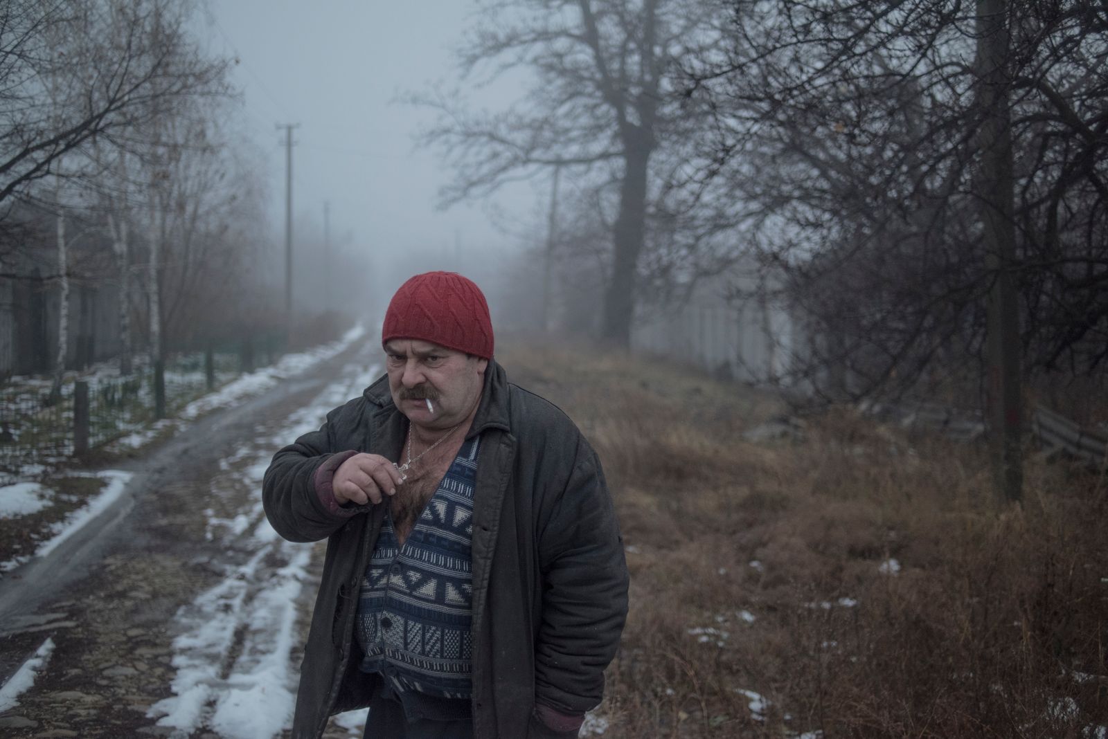 © Valery Melnikov - One of the last residents of the frontline village of Shakhty 6/7, Donetsk region, Ukraine