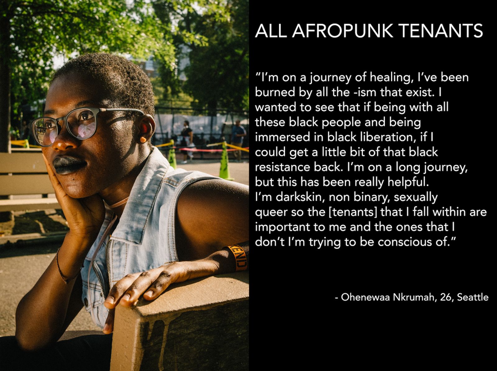 © Melissa Bunni Elian - Image from the Afropunk X Ferguson photography project