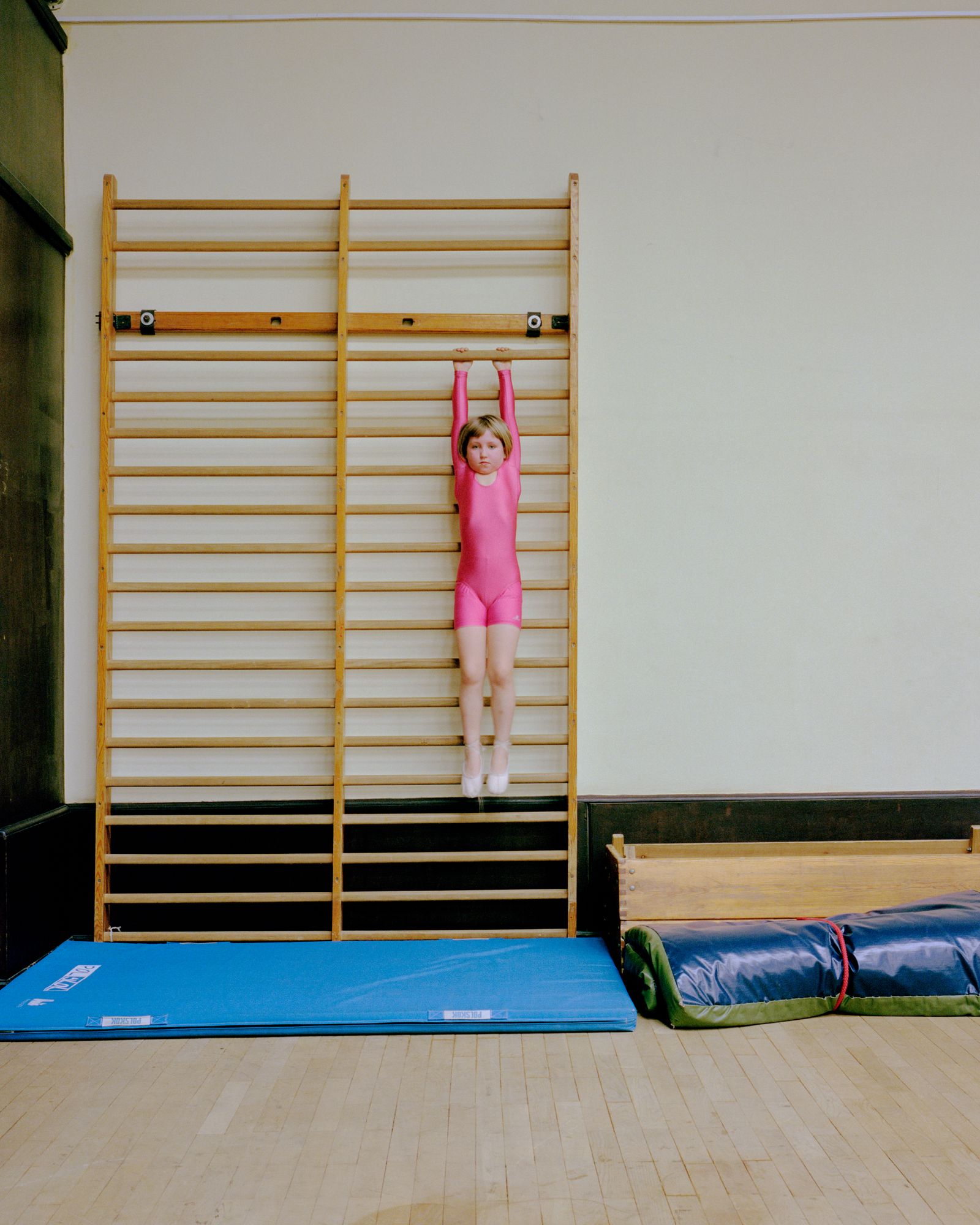 © Jacek Fota - Marianna Sokolowska-Ciczewska, participant at the artistic gymnastics class at the Palace of Youth