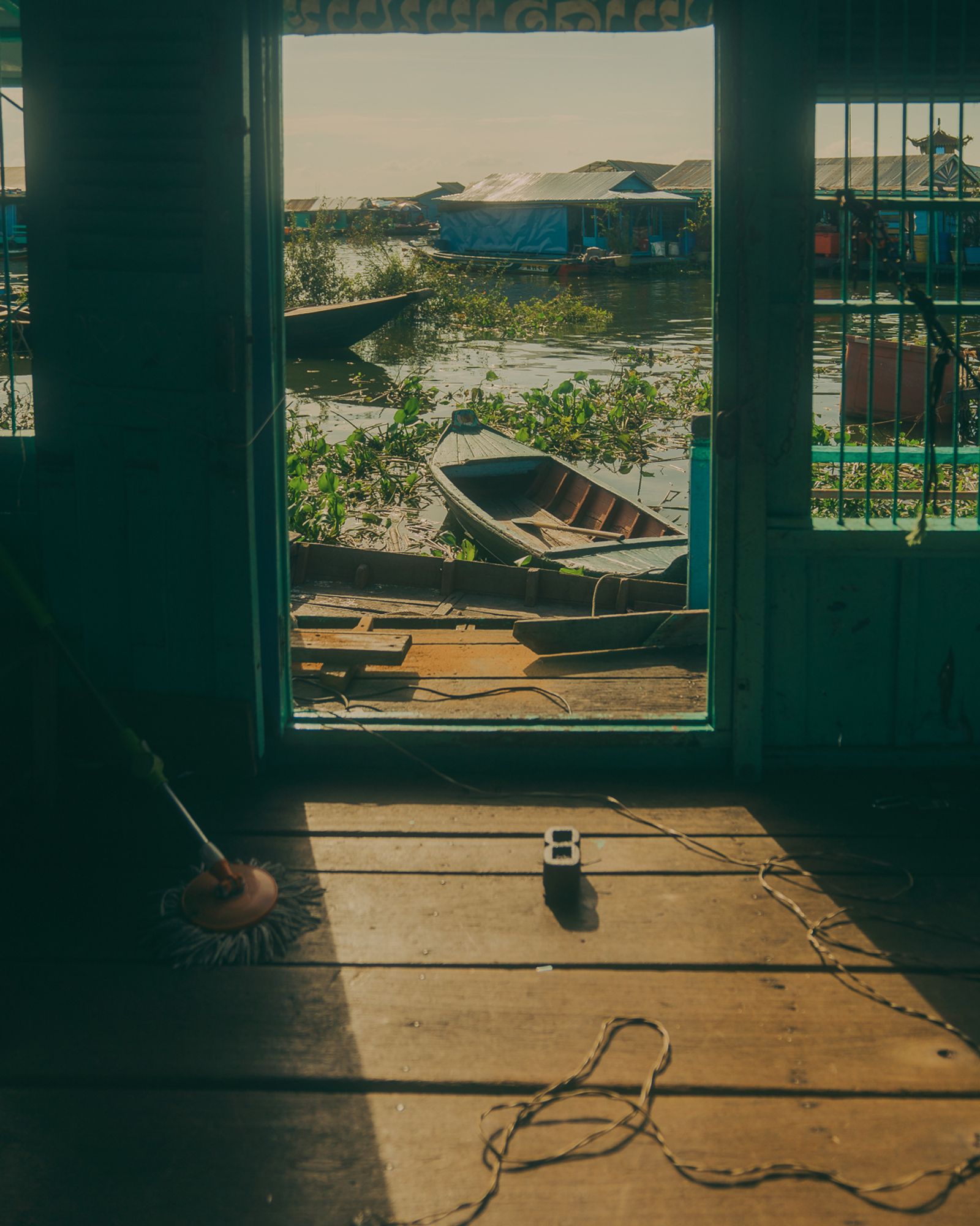 © Calvin Chow - [Untitled(From A Church)] A view of Kampong Luong Floating Village from Mr. Ang’s church, Tonle Sap lake, Cambodia.