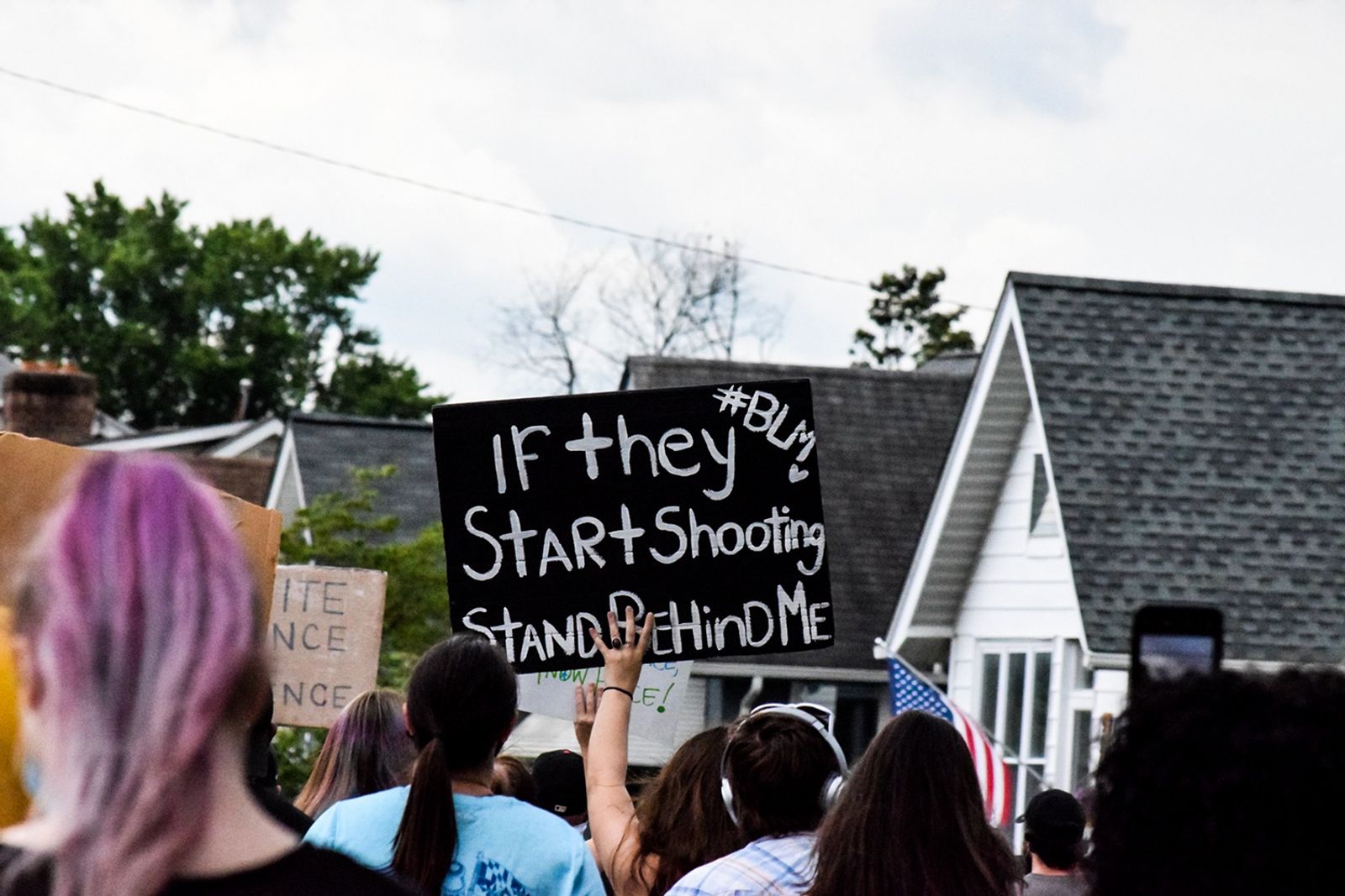 © Ash Esposito ~ Little Box of Random - #BLM "If they start shooting stand behind me"