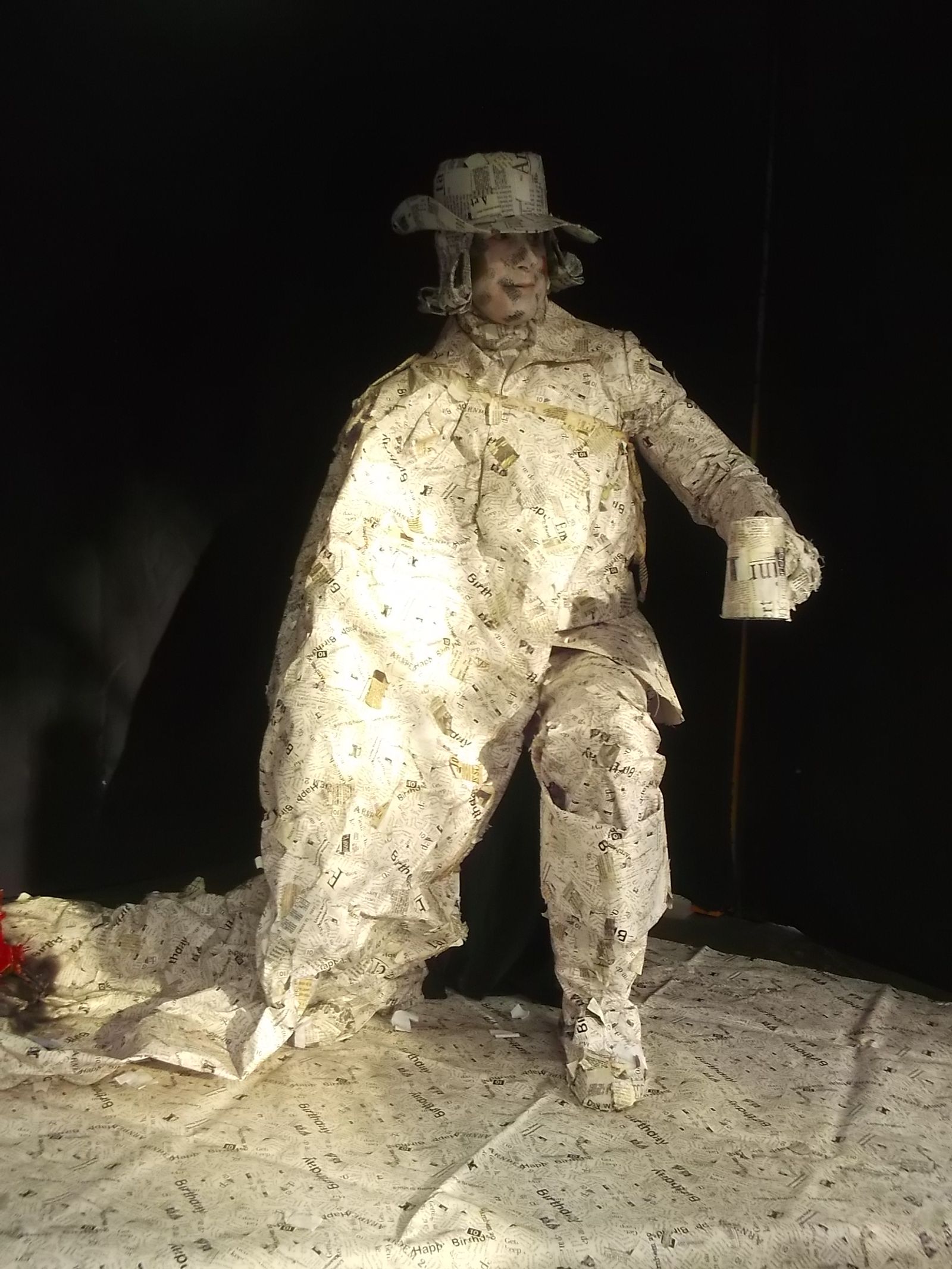 © Andrei  Kolyaskin - Living  sculptures  show  on  the  central  part  of  Ivano - Frankivsk  City , Ukraine .