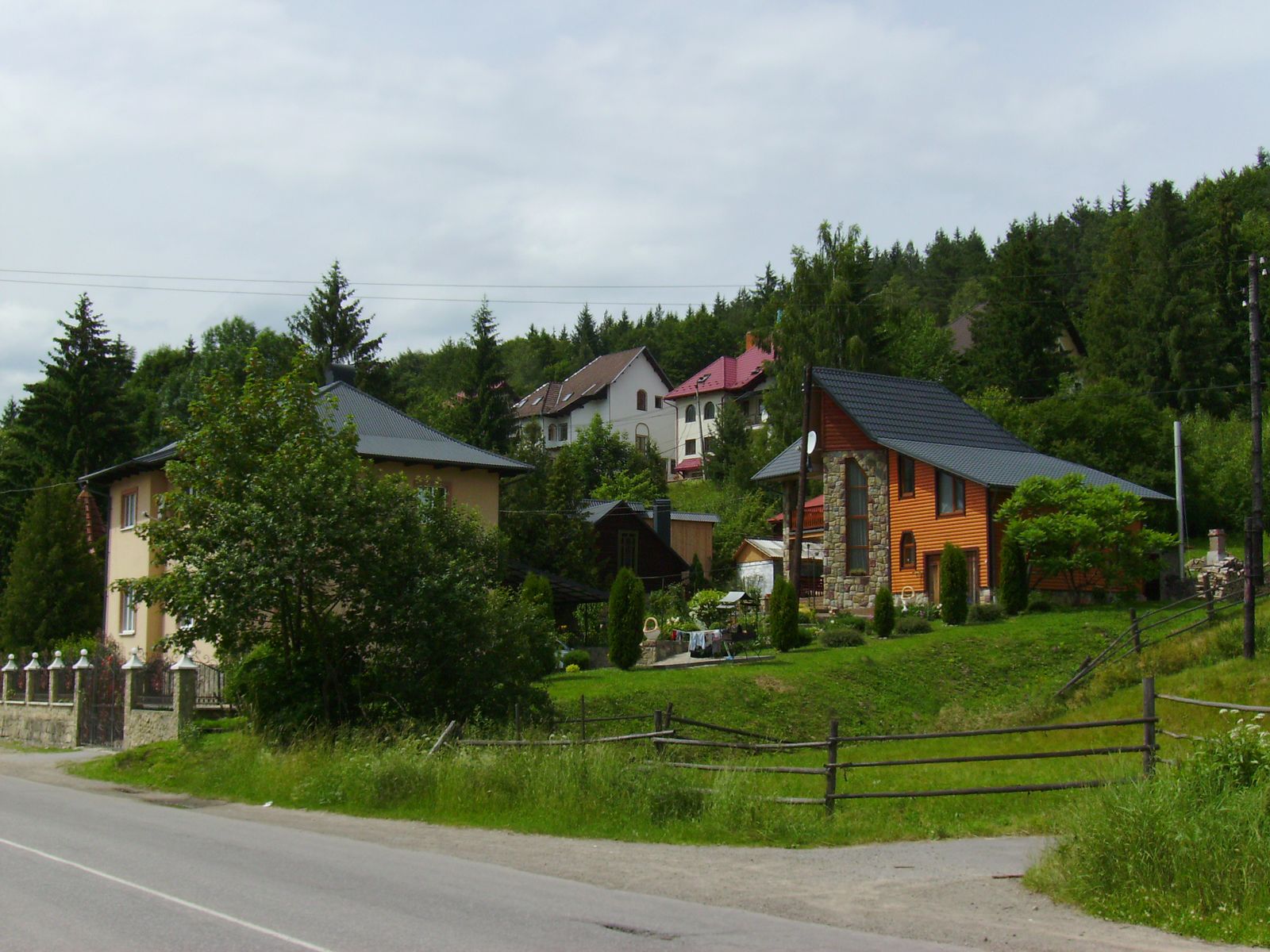 © Andrei  Kolyaskin - In  Carpatian  town  Yaremche  of  Ivano - Frankivsk  region , Ukraine .