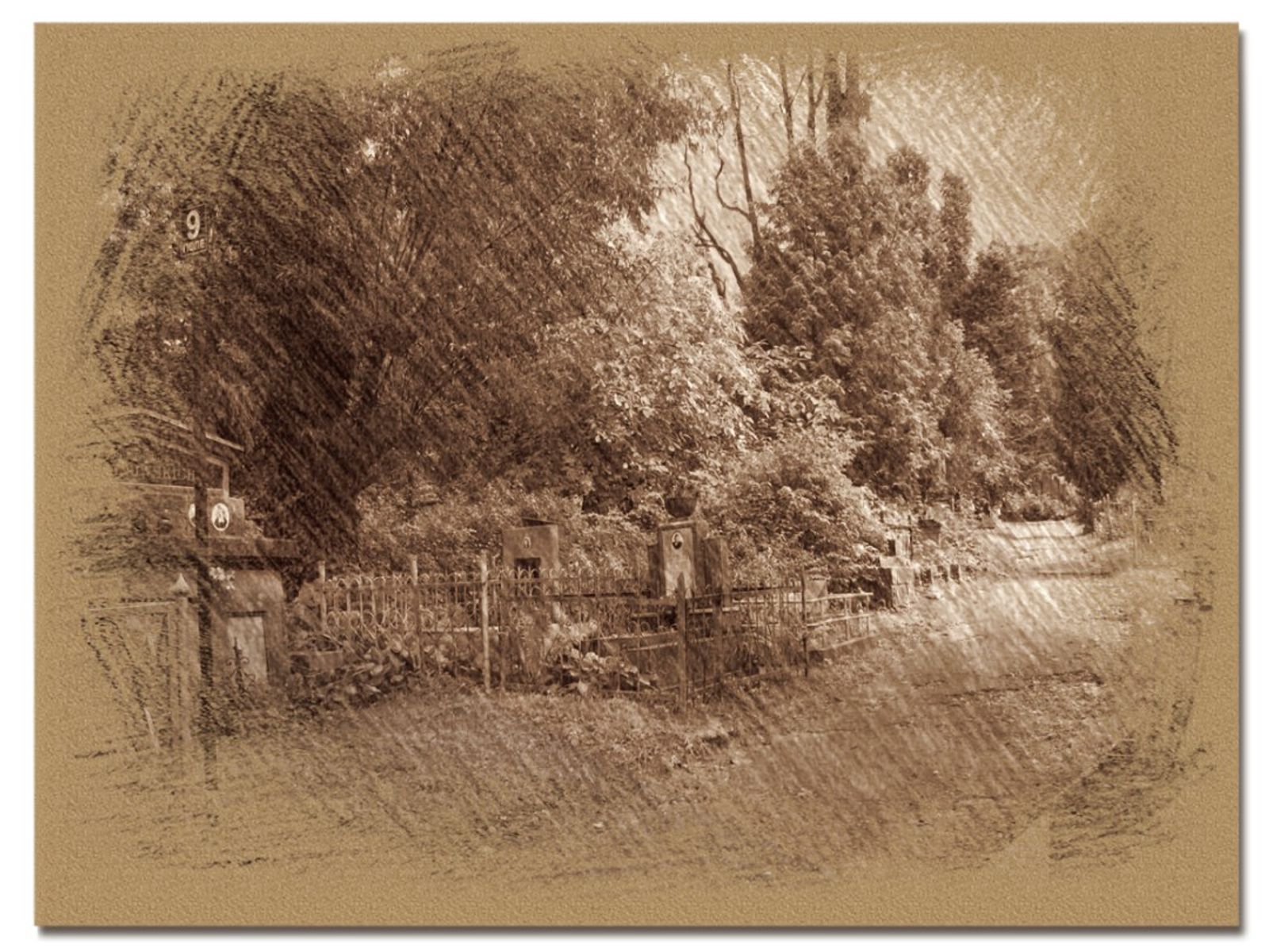 © Andrei  Kolyaskin - On  the  Lychakivske  cemetery  of  Lviv  City , Ukraine .