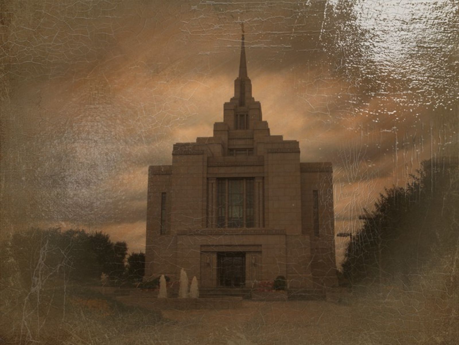 © Andrei  Kolyaskin - Image from the Ukrainian  Kyiv  Temple  in  oil  painting  5 photography project