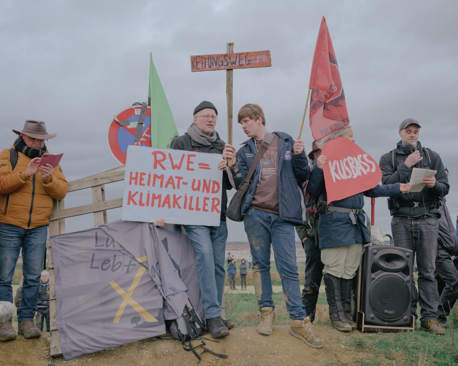 © Ingmar Björn Nolting - Lignite mining opponents during a demonstration in Lützerath, Germany, January 08, 2023