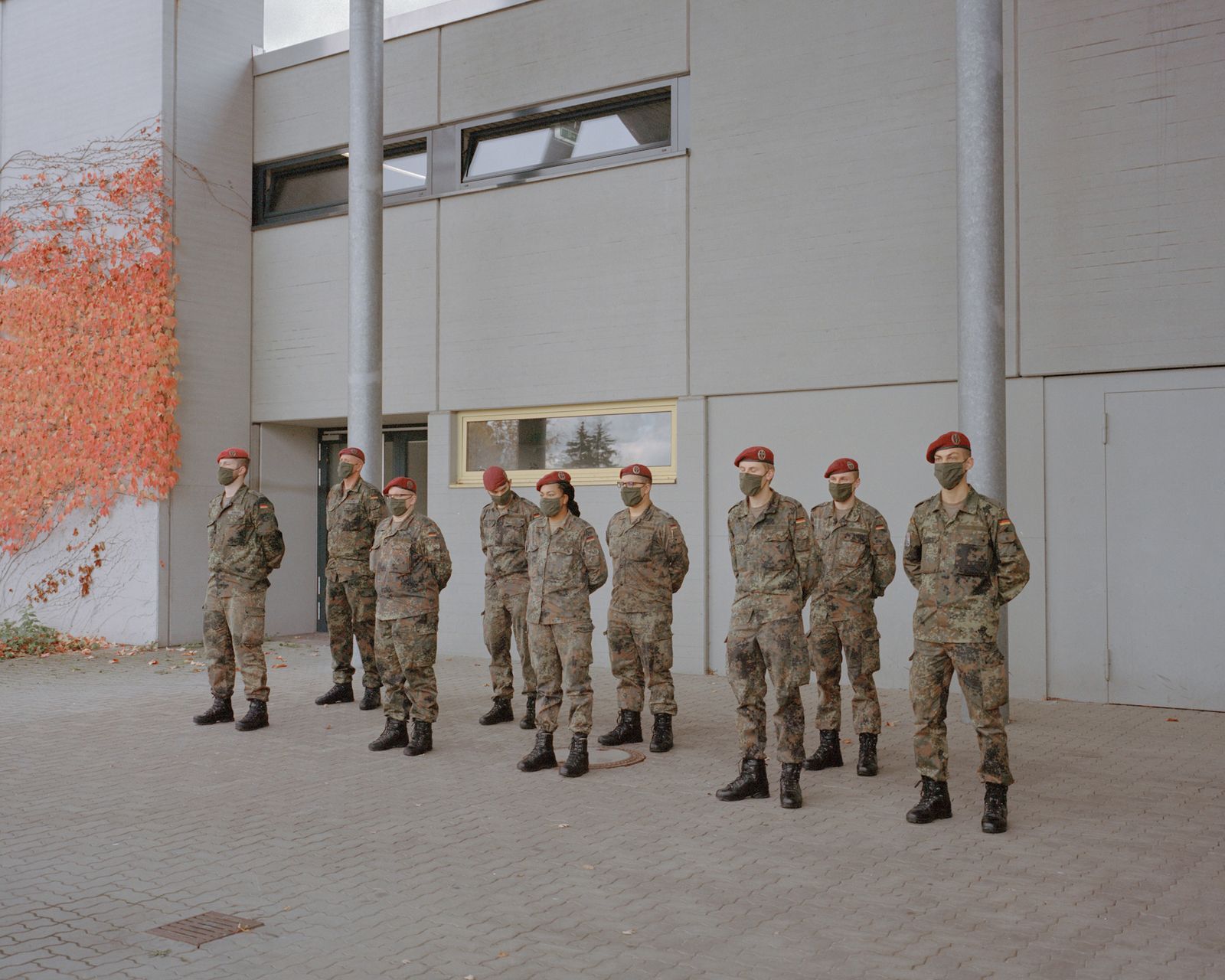 © Ingmar Björn Nolting - Soldiers, supporting the COVID-19 contact tracing of the local health department, Aalen, October 27, 2020.