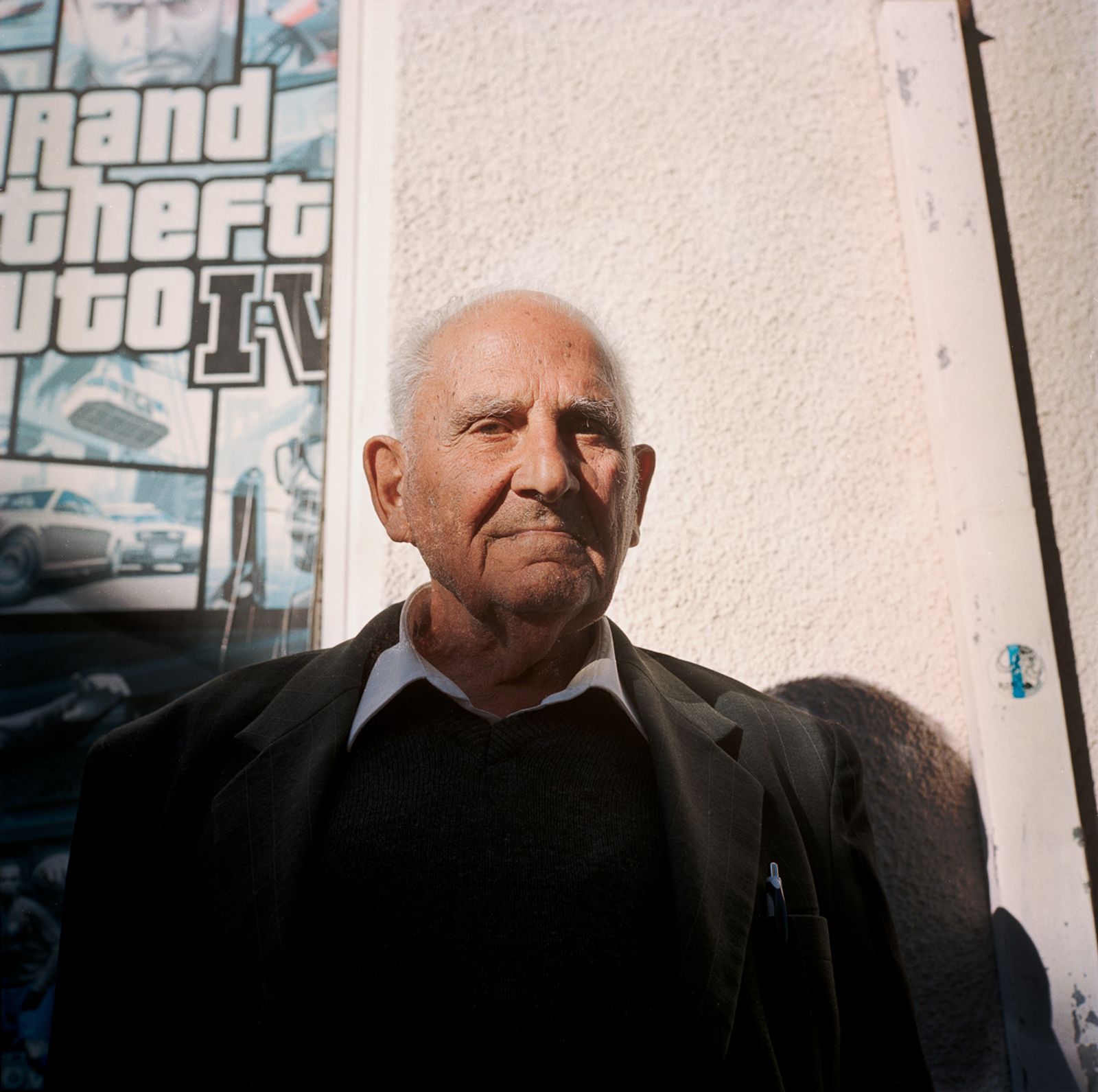 © Radu Diaconu - Lefkosa, TRNC, December 2017. An elderly Turkish man stands for a portrait in Northern Lefkosa.