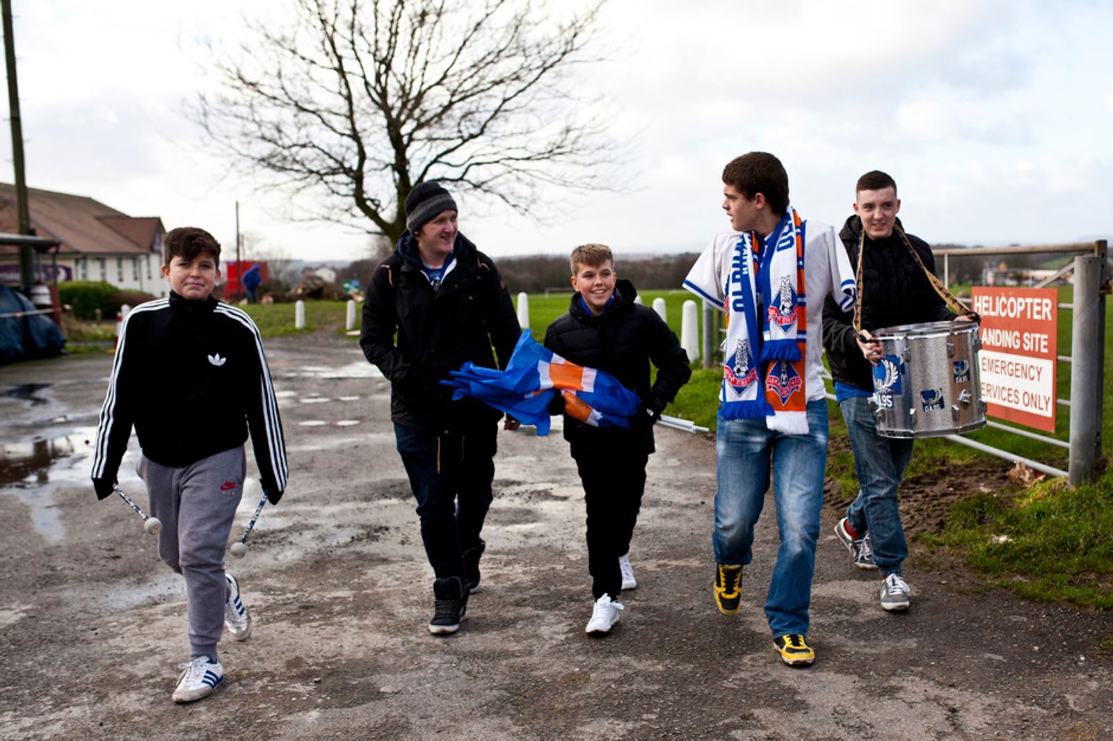 © David Shaw - 'The Athleticos'; are a dedicated supporters group who go to all Oldham matches home and away.
