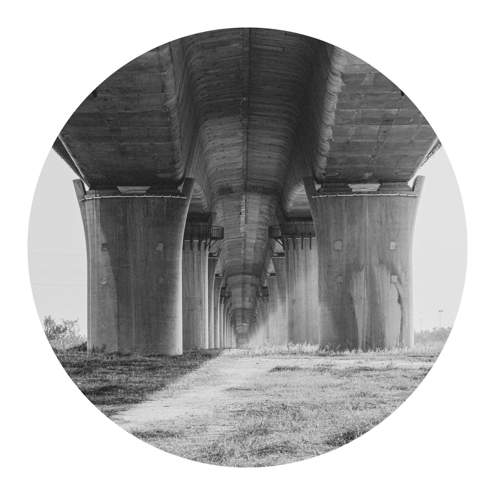 © Tianhu Yuan - A bridge stands on the banks of the Wei River. The sunlight spills down from the sloping top, forming a boundary.