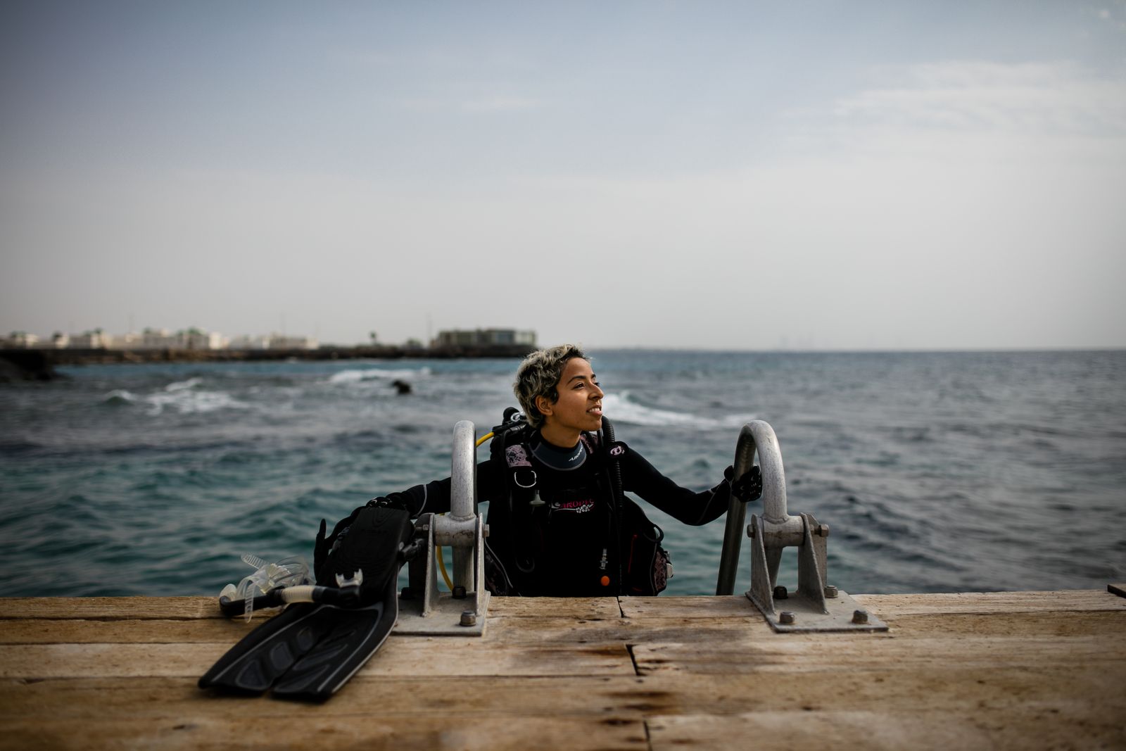 © Tasneem Alsultan - Ouhood, scuba diving in red sea port of Jeddah: “We women often joke that we can’t drive, but we can dive”