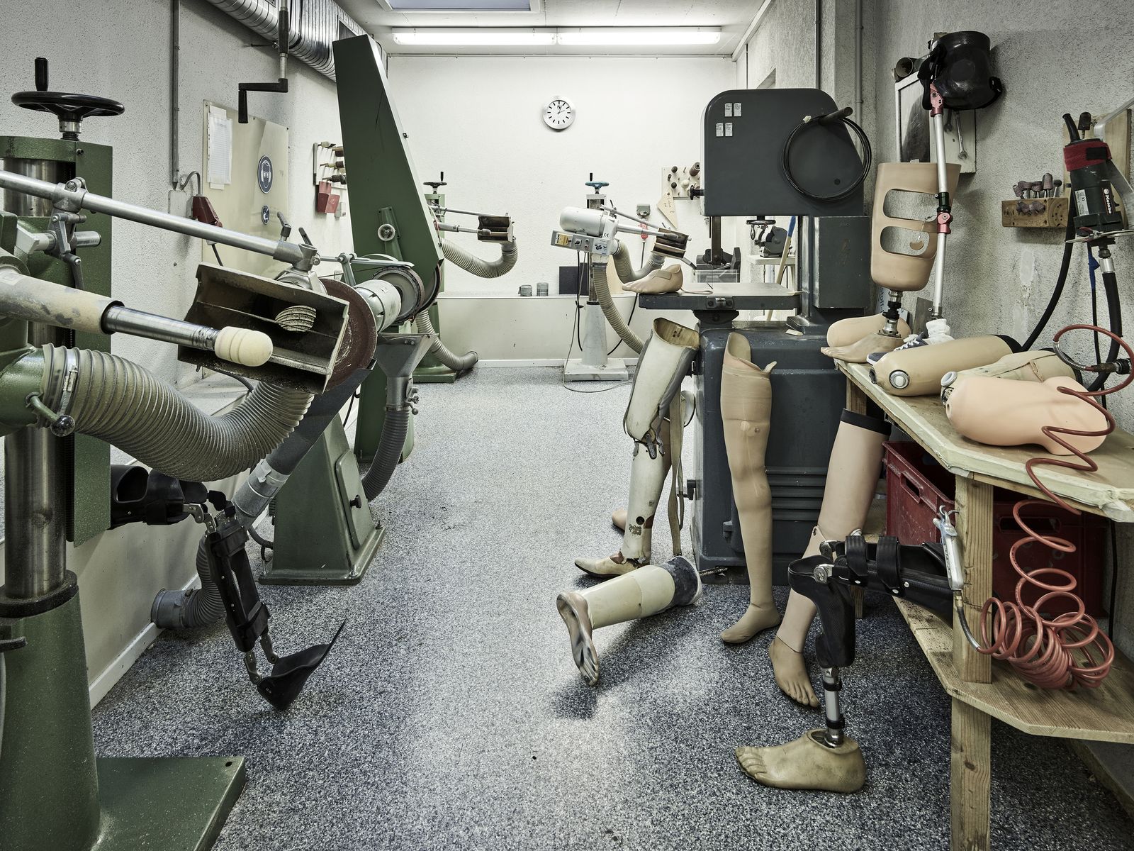 © Kostas Maros - machine room of a prostheses factory