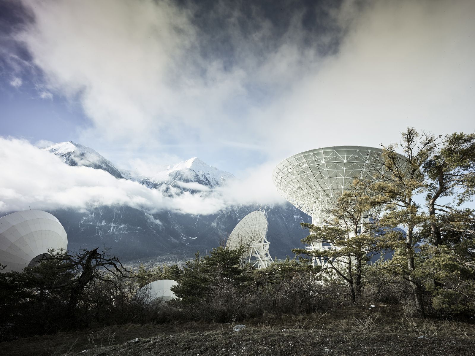 © Kostas Maros - the satellite ground station of Leuk.