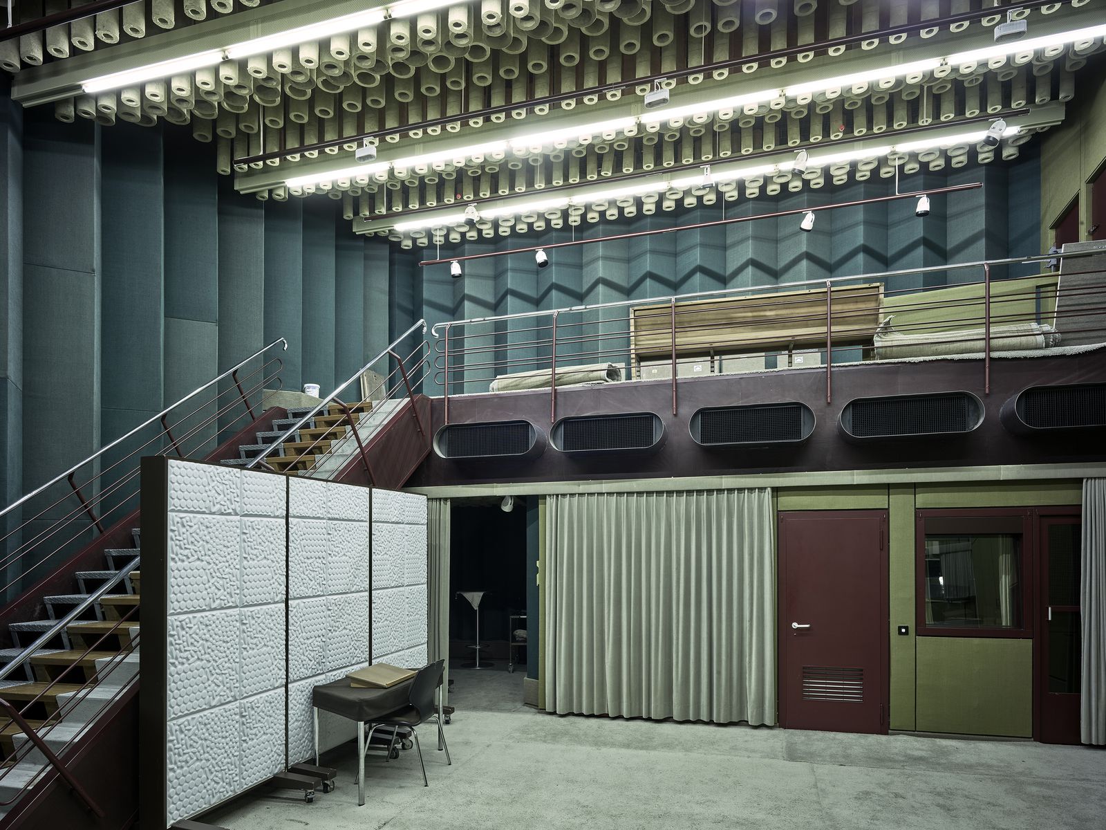 © Kostas Maros - former radio studio of the swiss national broadcast station in Basel. This room will be demolished in the next years.