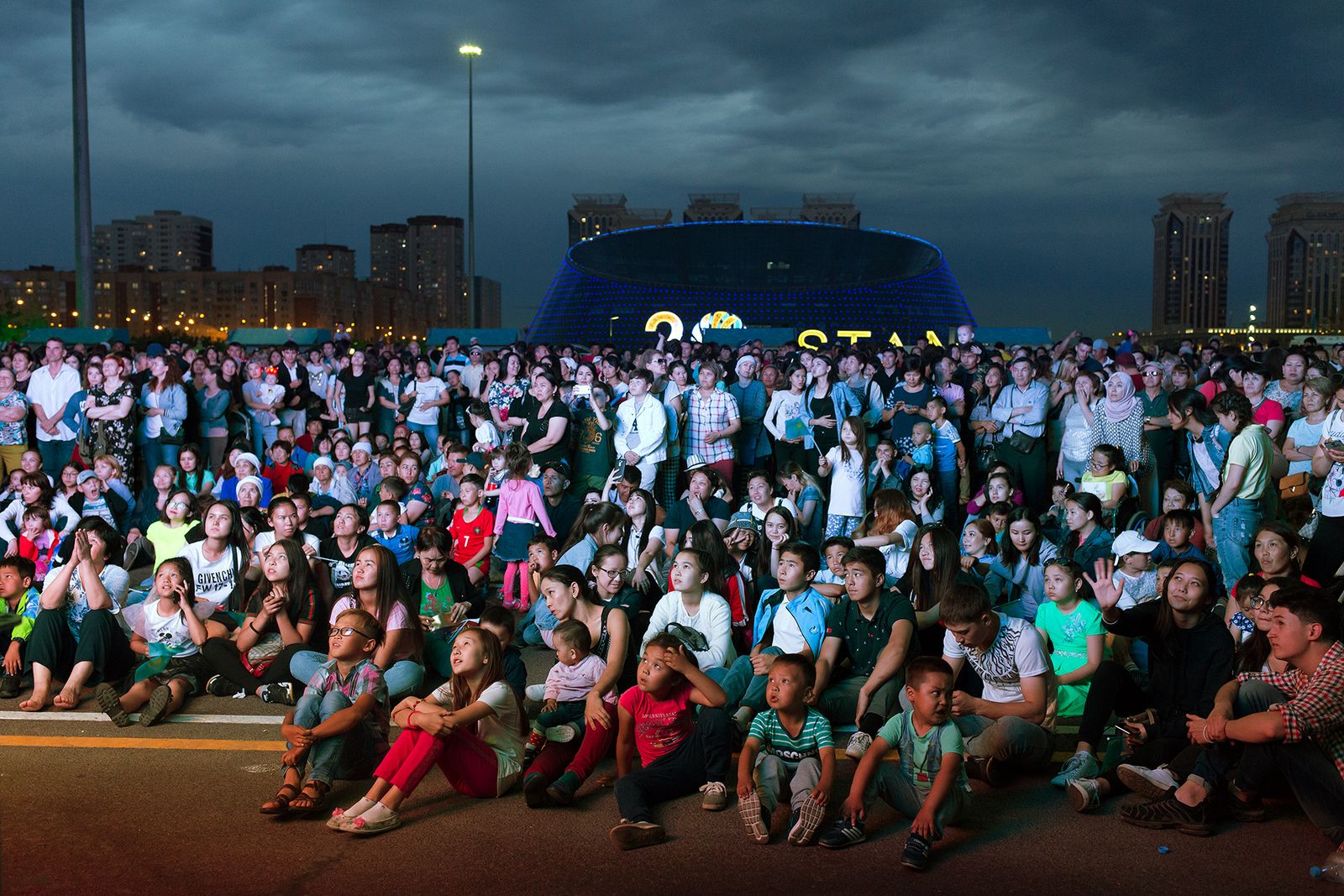 © Filippo Venturi - People attending the celebrations on the occasion of the 20th Capital Day, Astana.