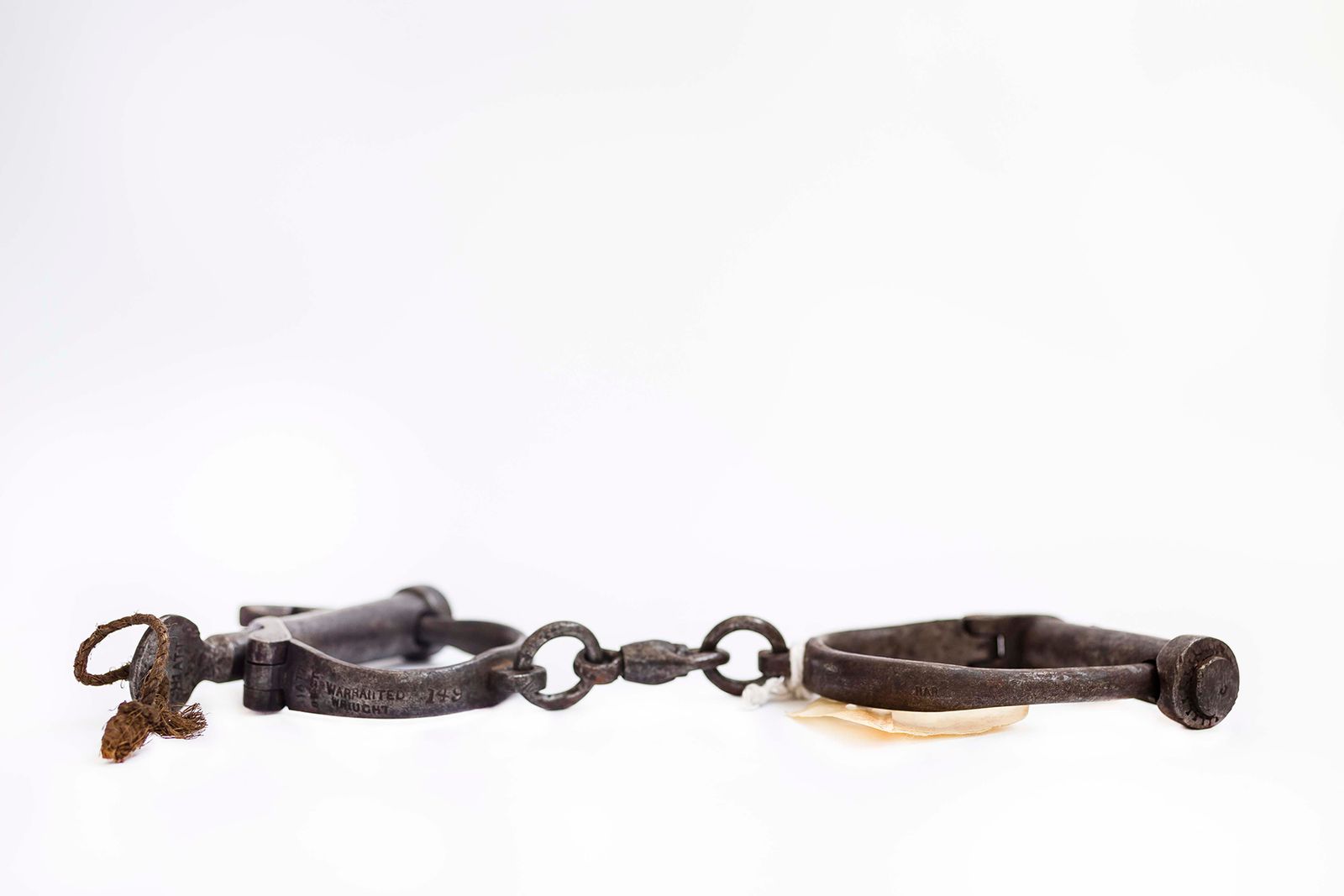 © Amilton Neves Cuna - Metal handcuffs used to restrain prisoners in Vila Algarve. Now housed at the Museum of the Revolution in Maputo.