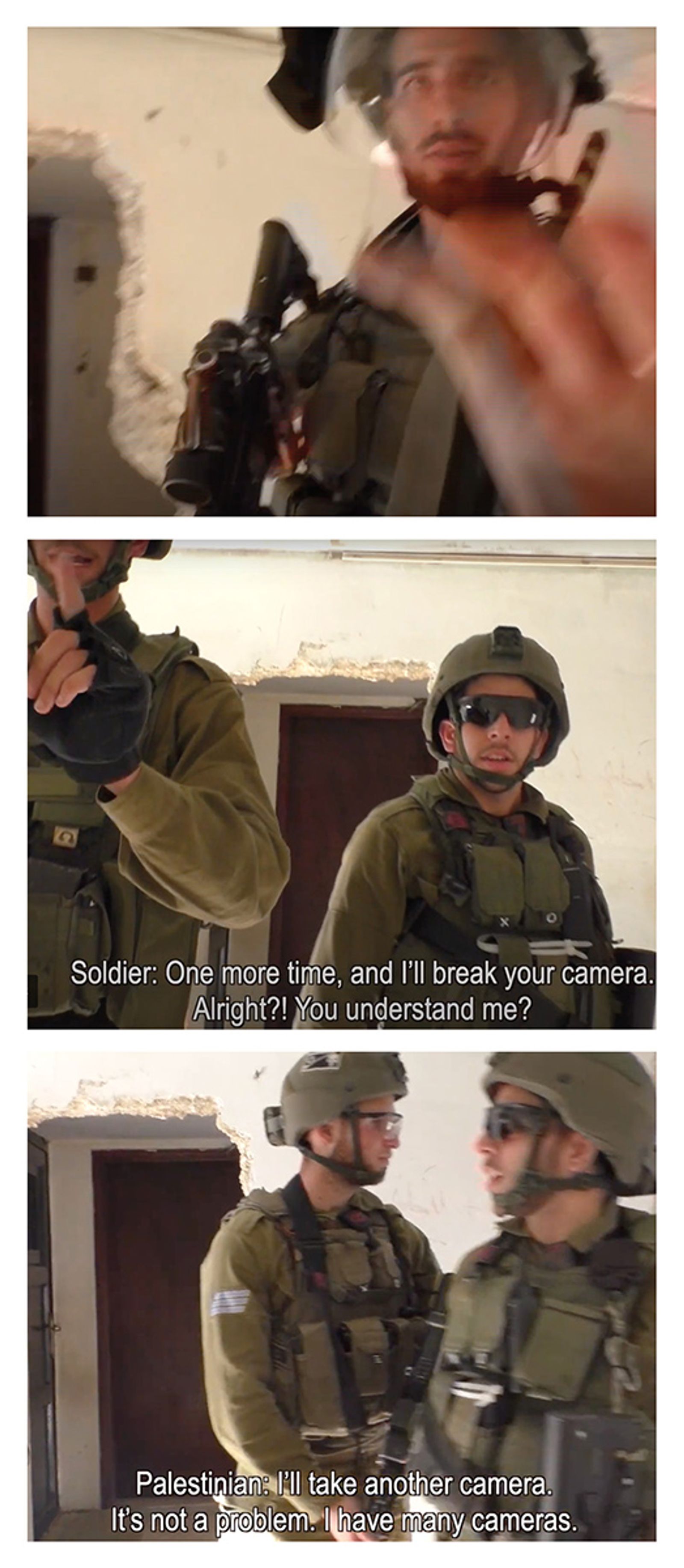 © Edith Geuppert - from a video by the Human Rights Organisation B’Tselem in Hebron