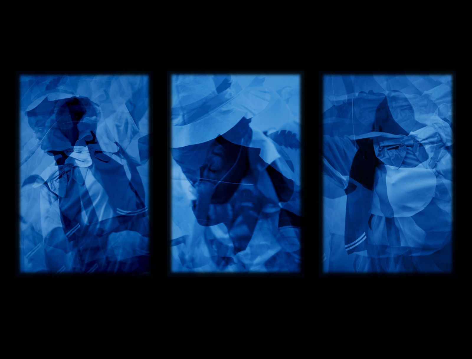 © Heather Agyepong - Only Pino (Triptych) ego death, Commissioned by Jerwood Arts & Photoworks, 2022