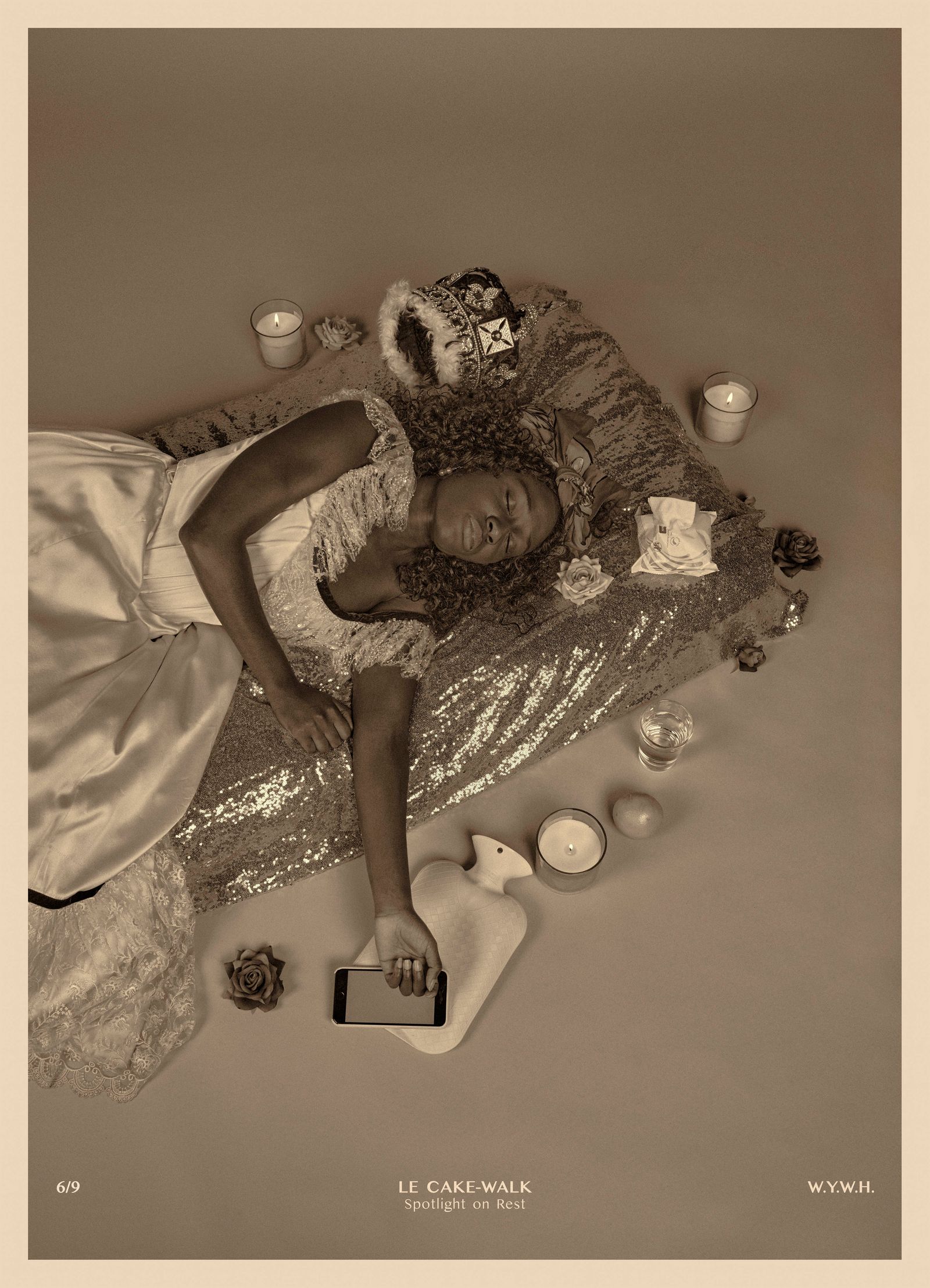 © Heather Agyepong - Le Cake-Walk: Spotlight on Rest (#6), 2020, Heather Agyepong. (Commissioned by The Hyman Collection)