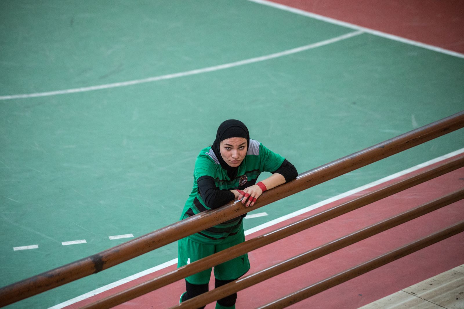© Azadeh Besharati - Samira joined a new team. but this time a futsal team!!!
