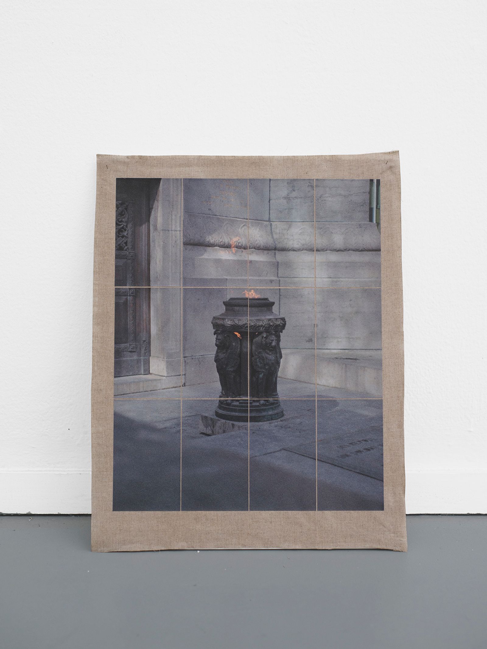 © Esther Hovers - Structures, Unknown Soldier, 2019 58 x 46 cm / 22.8 x 18.1 in. Inkjet prints on Tosa Shi – 54 gsm, fixed on linen.