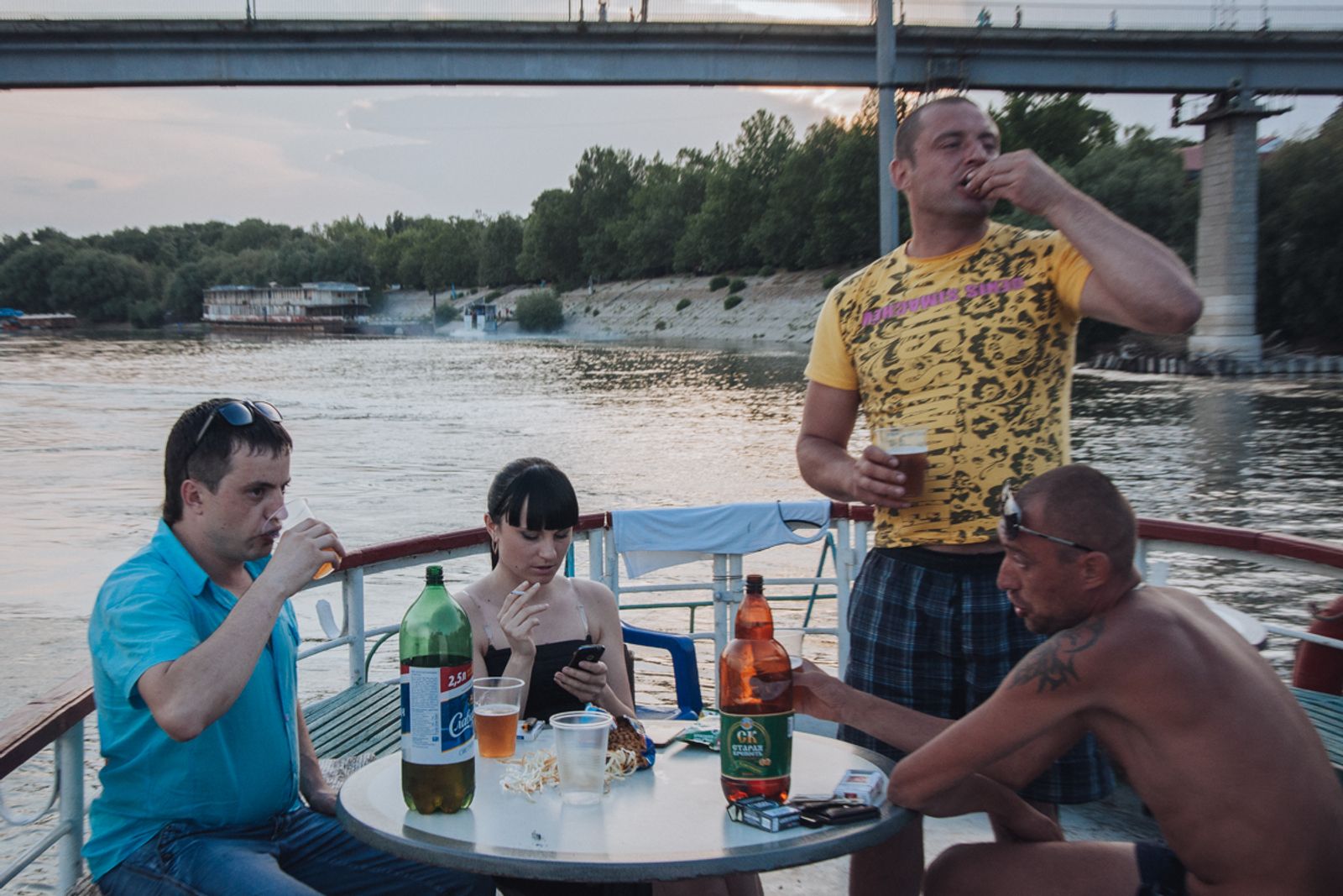 © Anton Polyakov - A “pleasure boat” on the river Dniester, near the city of Tiraspol -- a popular pastime for residents during the summer.