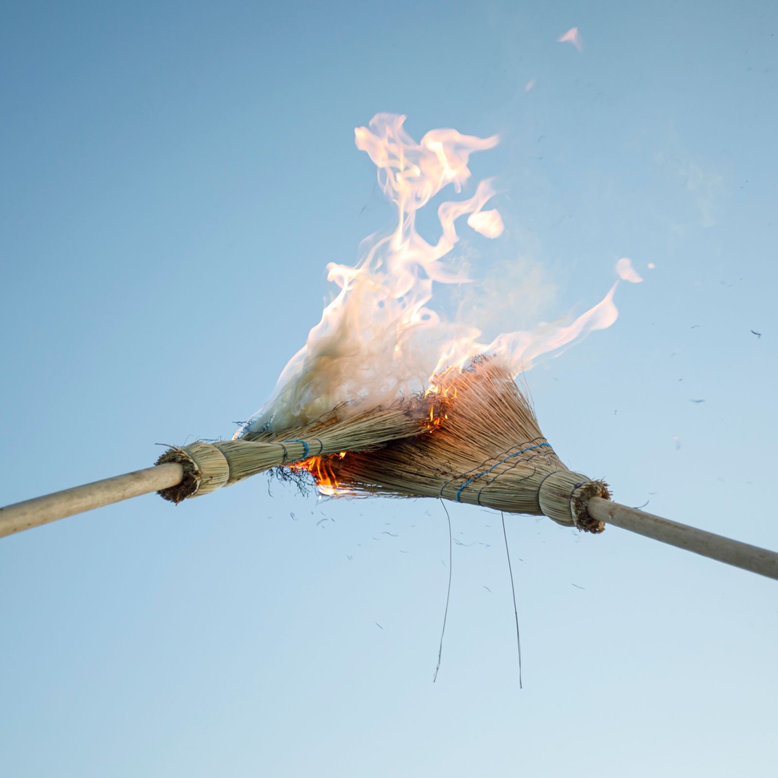 © Johanna Maria Fritz - The burning of brooms is a staple part of many rituals. Mogoșoaia, Romania, 2019.