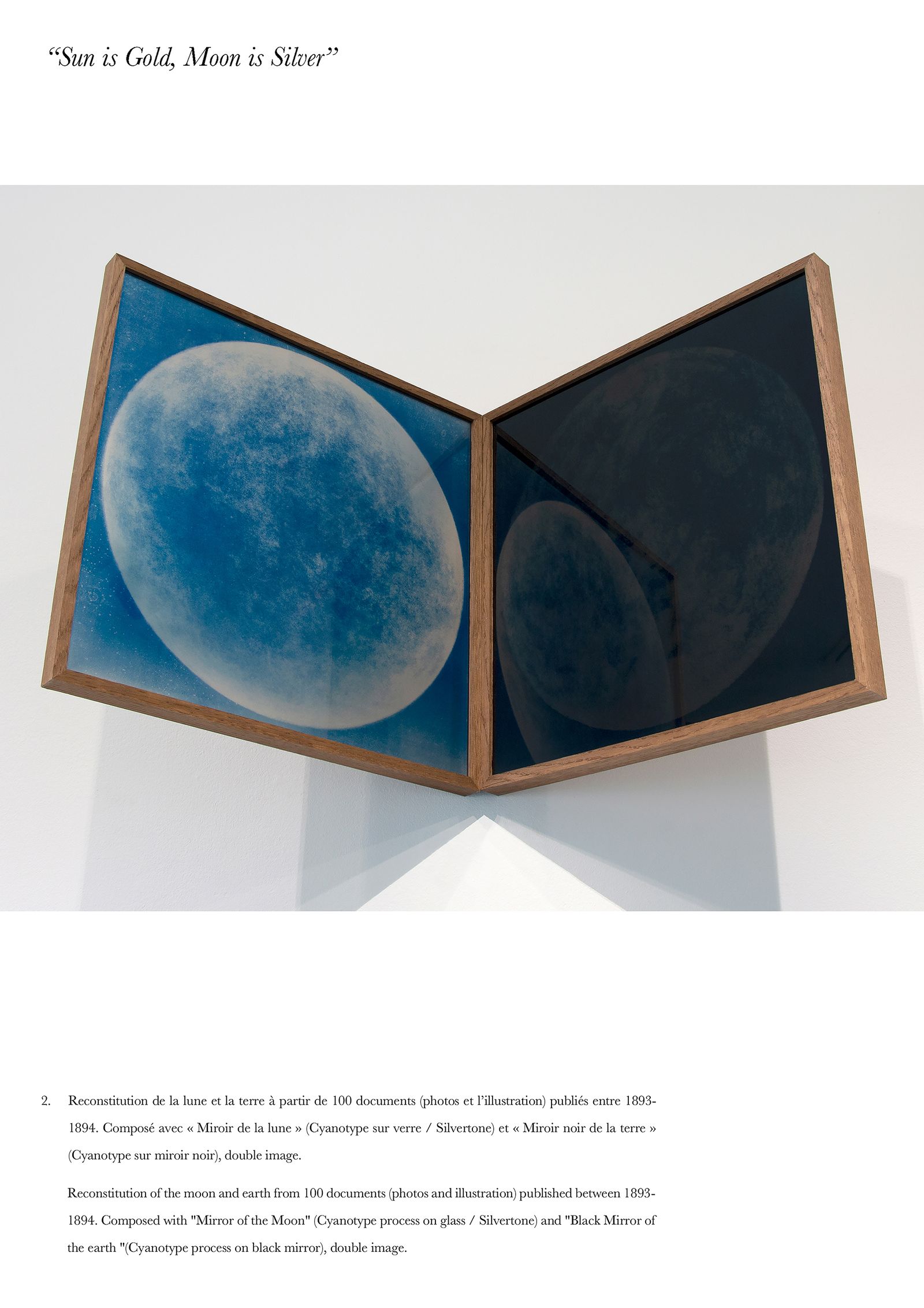 © Hideyuki Ishibashi - "Moon and Earth 1893-1894 ": Prologue: Mirror on the table