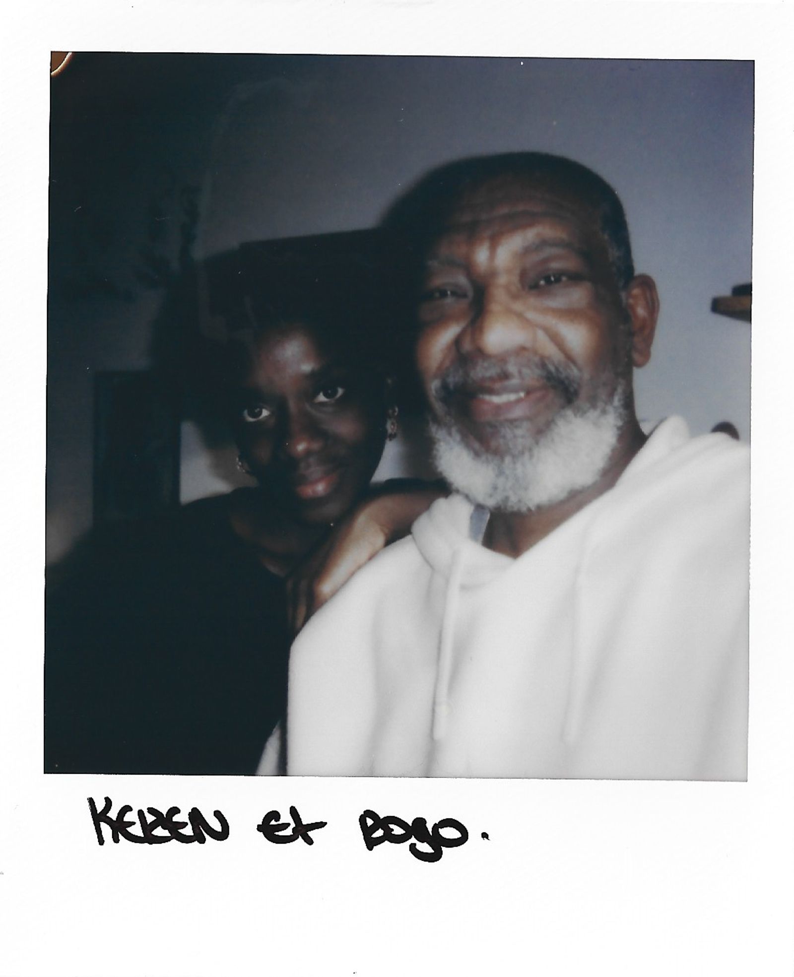 © Keren Lasme - A selfie of me and Rogo. Text: Keren et Rogo. Translation: Keren and Rogo