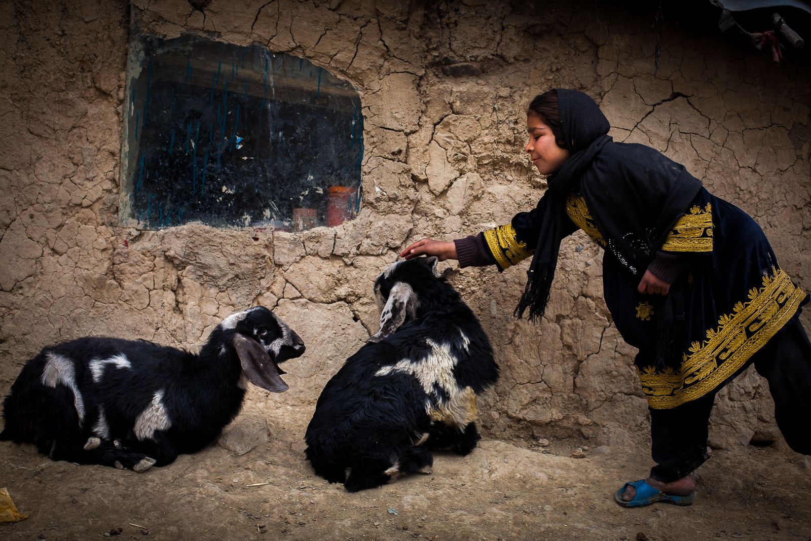 © Shai Chishty - The camp has many children but no schools and they find ways to spend their days around the camp