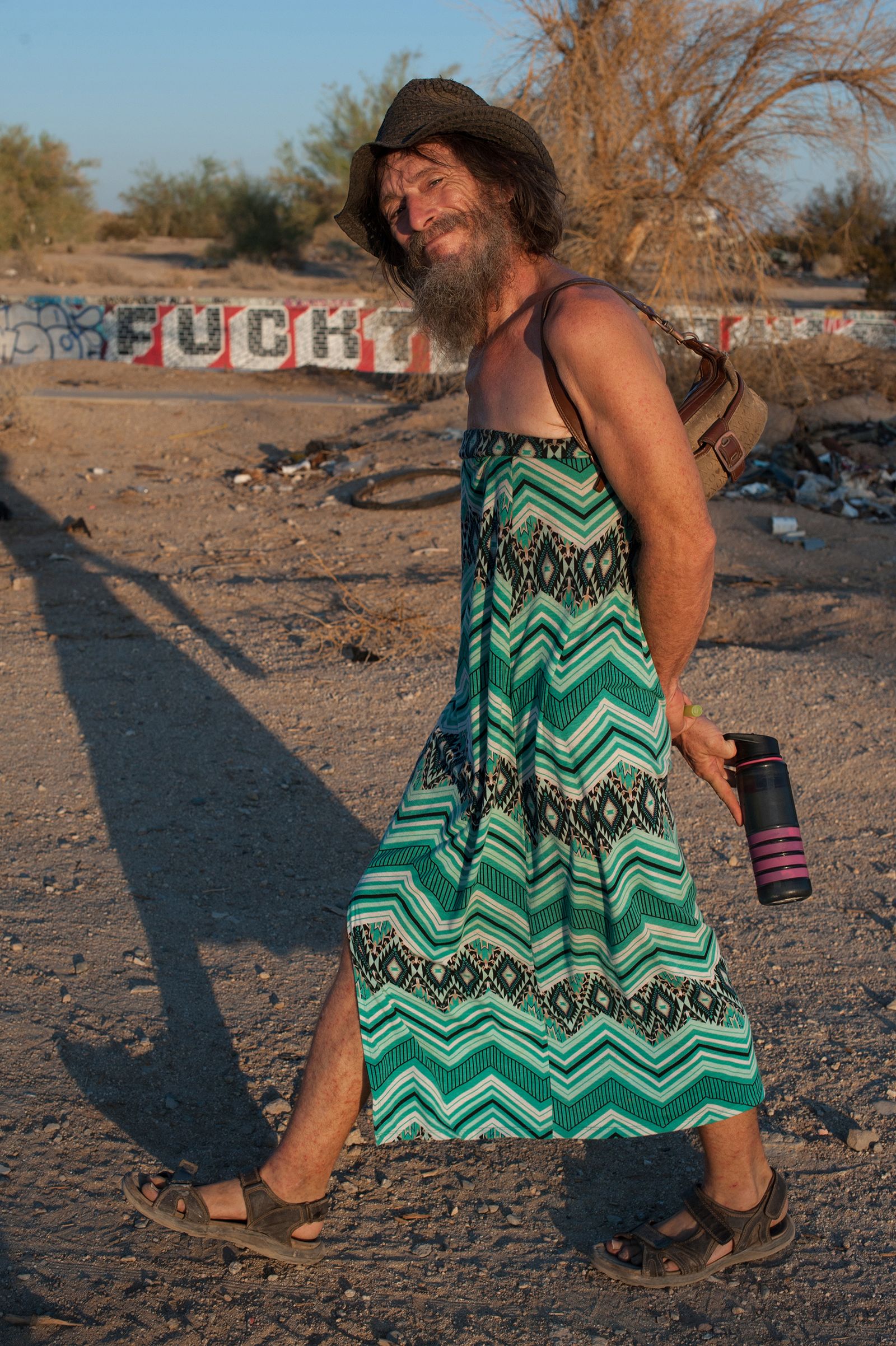 © Jason Houge - Doc is a former computer programmer and long-time resident. Slab City, USA 2018