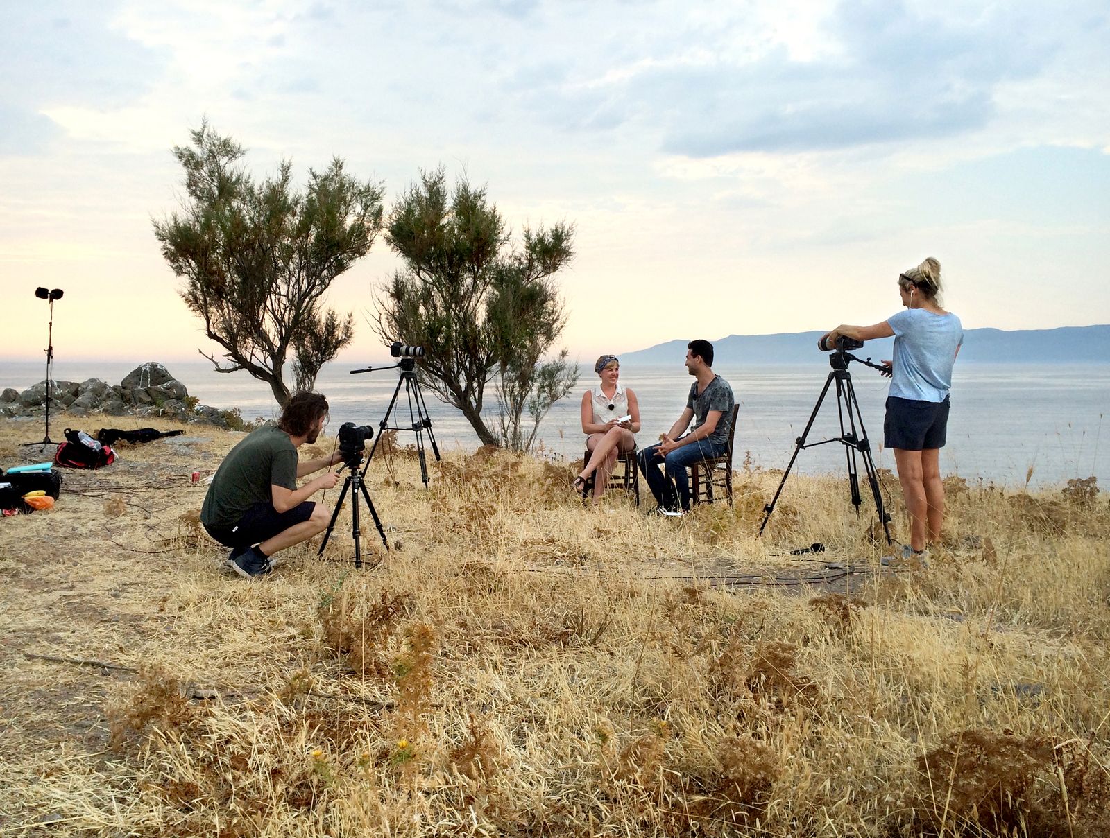 © Marieke Van Der Velden - Behind the scenes while making the documentary