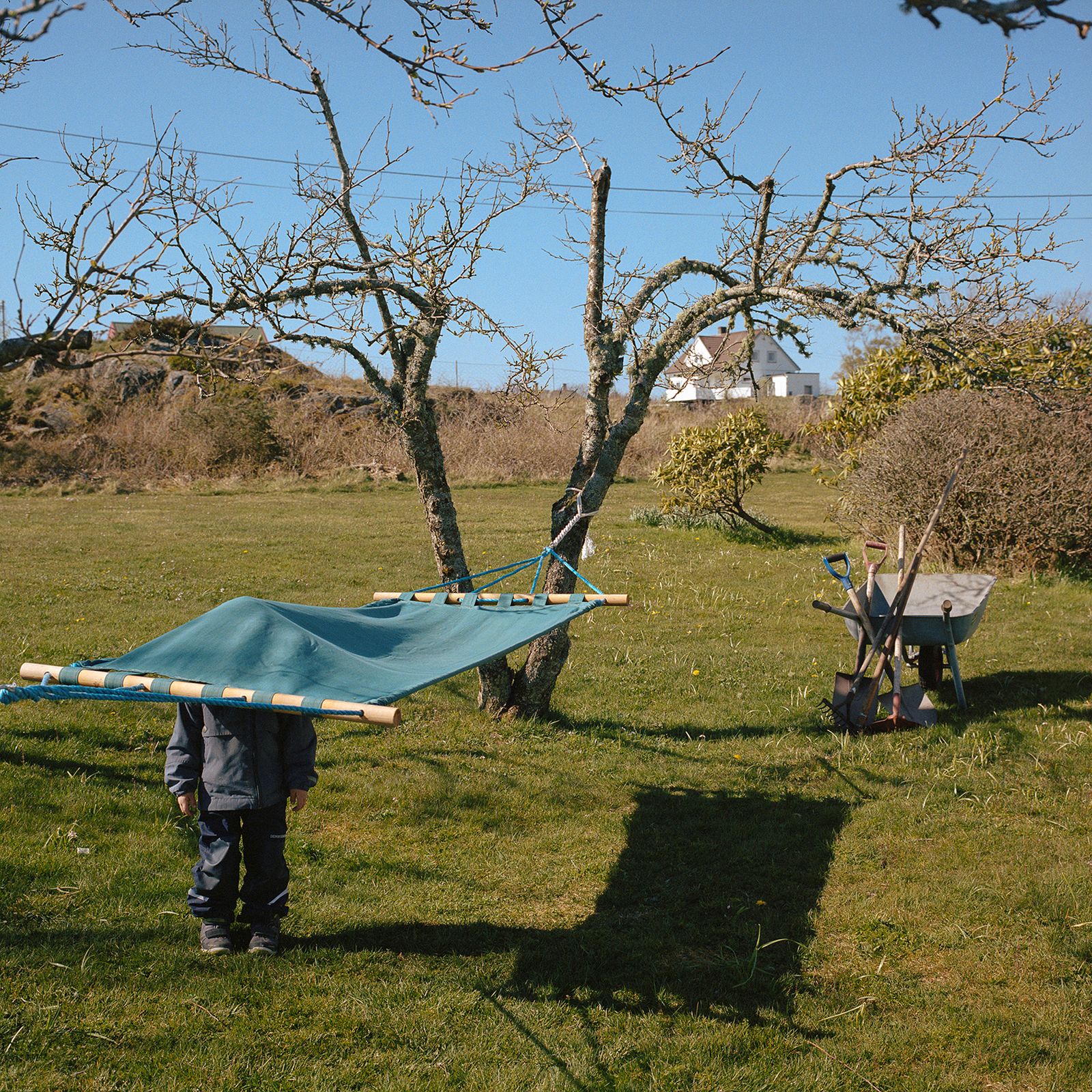 © Mirjam Stenevik - Liam and his siblings doesn’t attend kindergarten, here they are playing hide and seek.