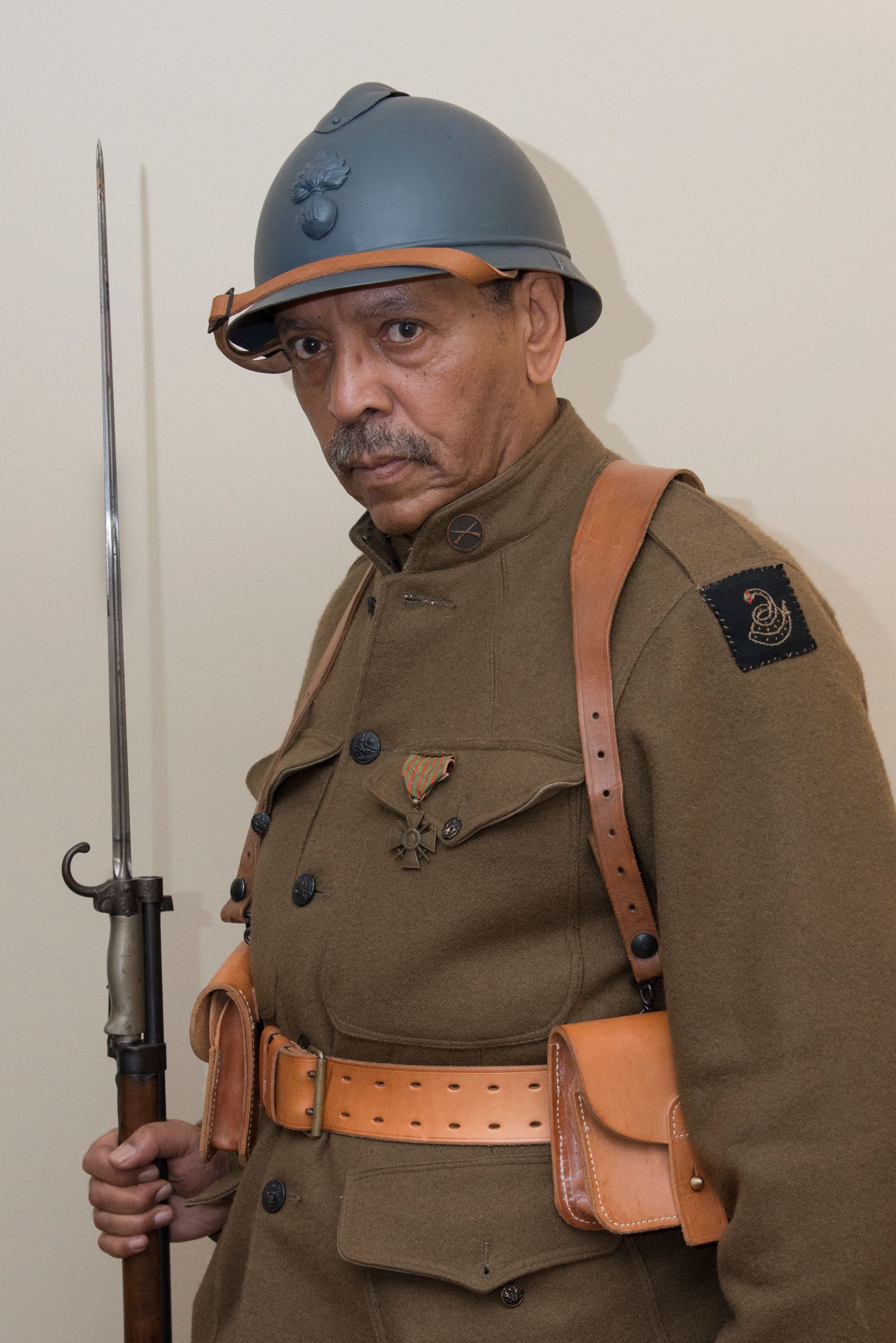 © Juliette Angotti - WWI African American Doughboy with the croix de guerre
