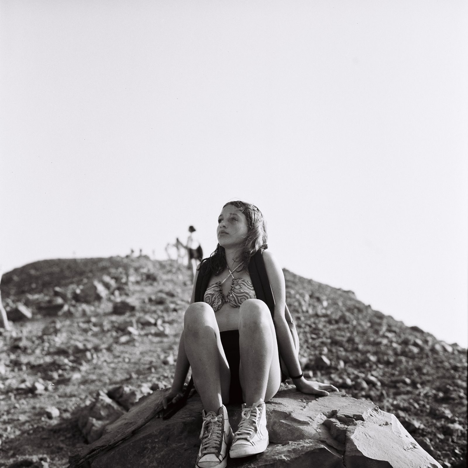 © Giulia Frigieri - Aurora, 12 years old, from Island of Vulcano during a walk on the crater of Volcano. June 2023